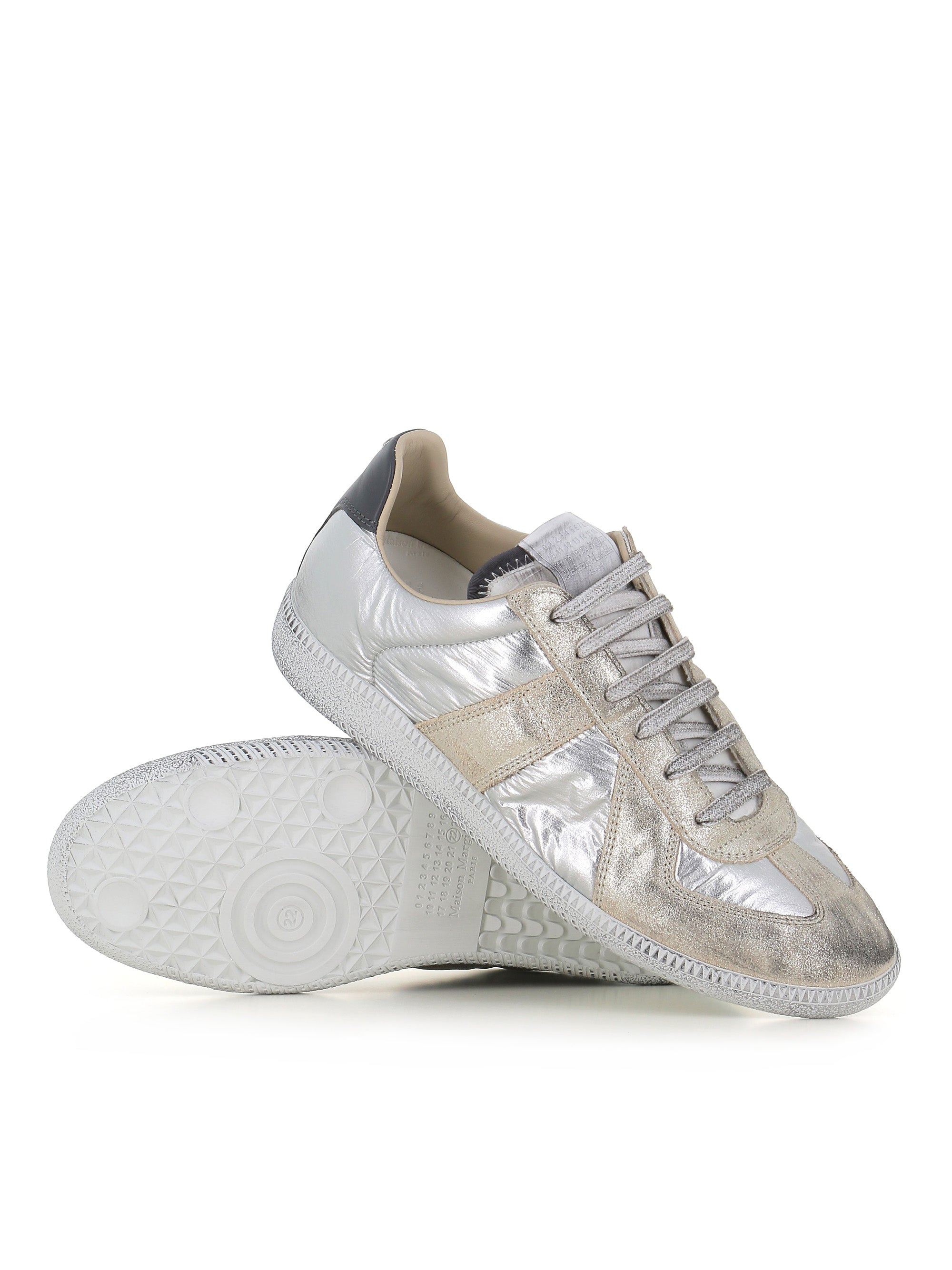 Maison Margiela Sneakers Replica Argento Uomo - 2