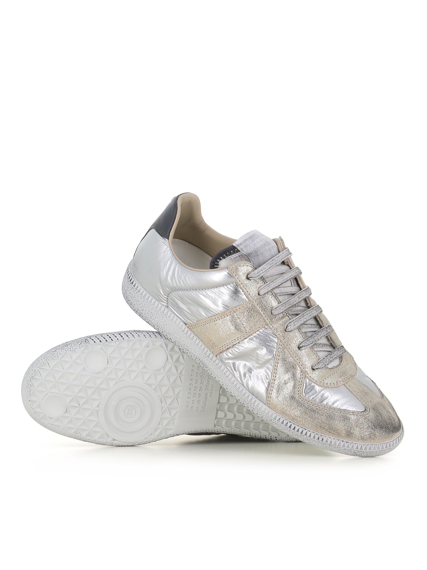  Maison Margiela Sneakers Replica Argento Uomo - 2