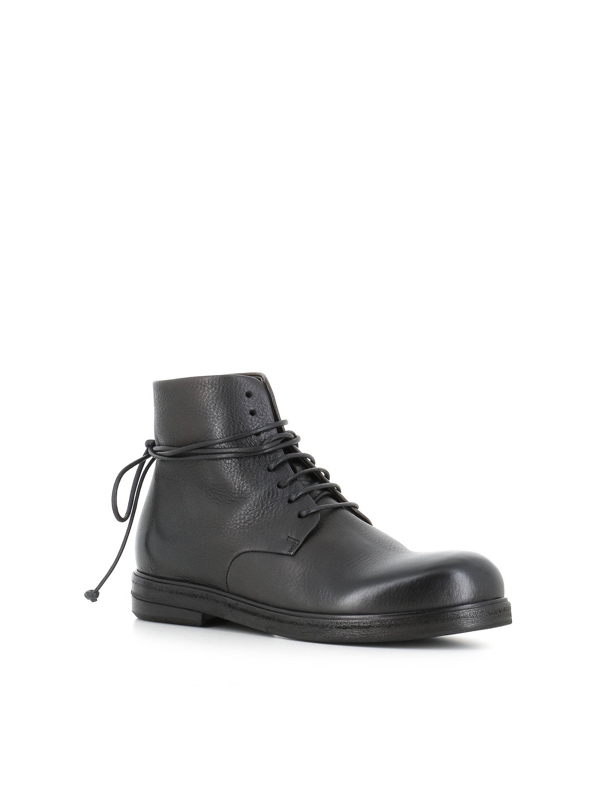  Lace-up Boot Mw1962 Zucca Zeppa Marsell Donna Nero - 3