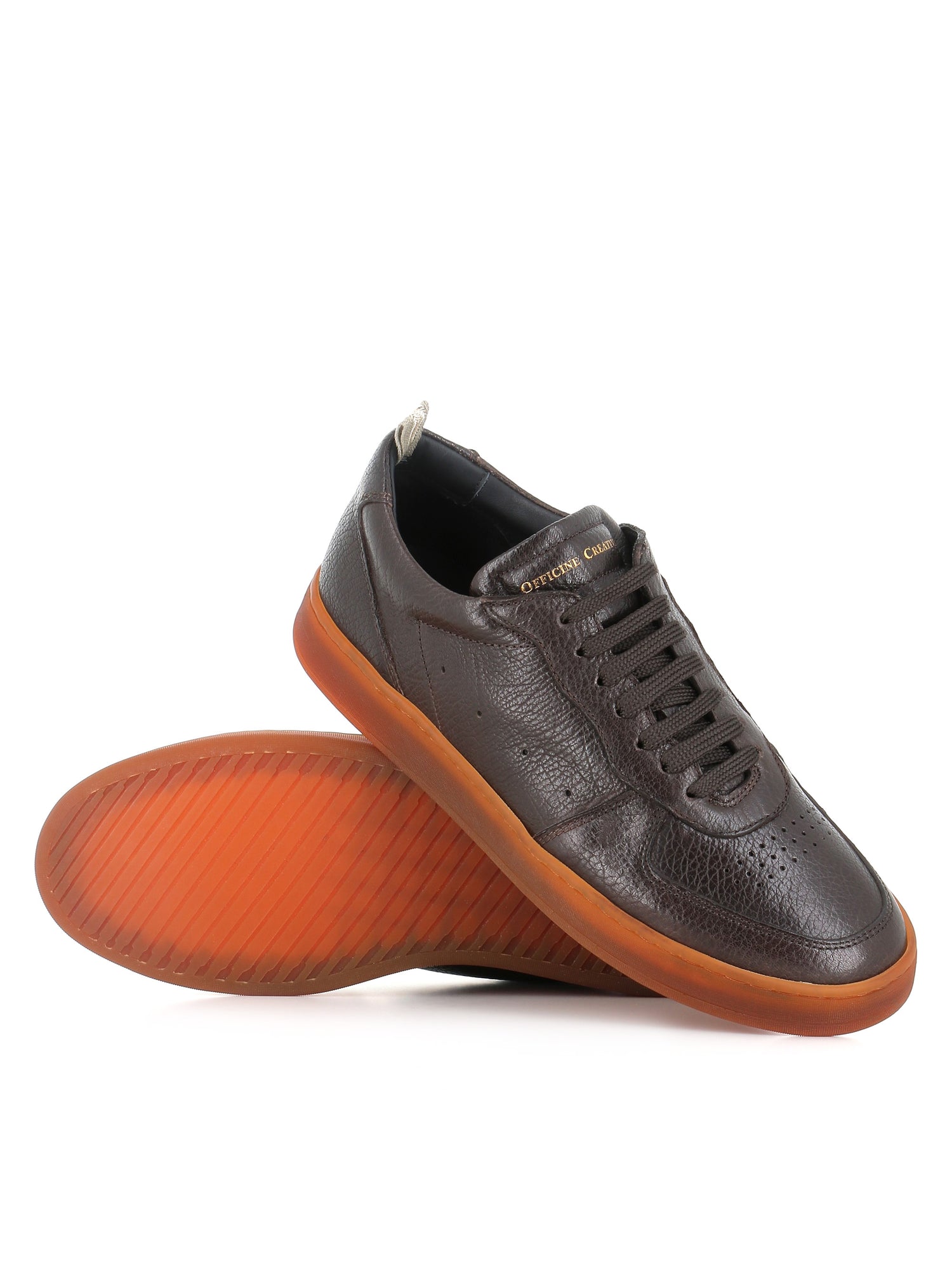  Officine Creative Sneaker Asset/001 Marrone Uomo - 2