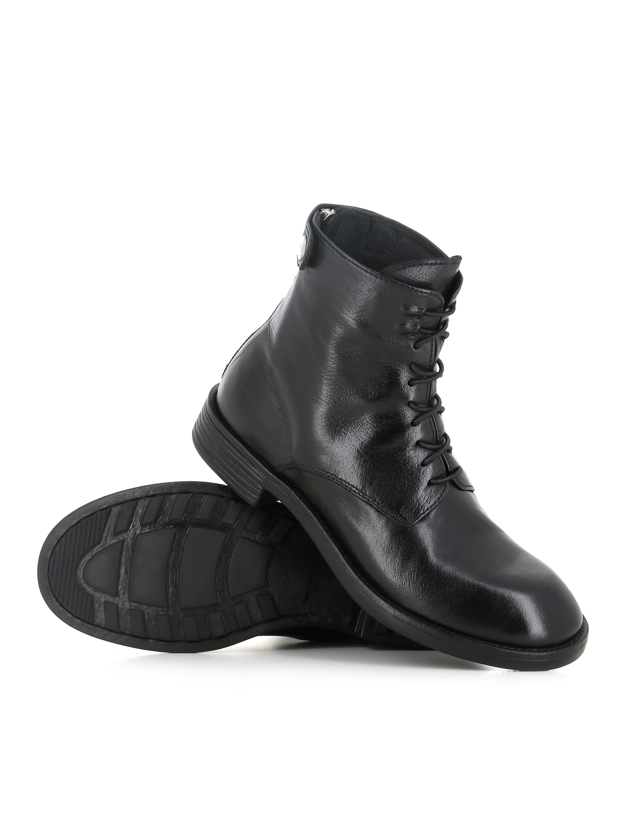  Lace-up Boot Diary/106 Officine Creative Donna Nero - 1
