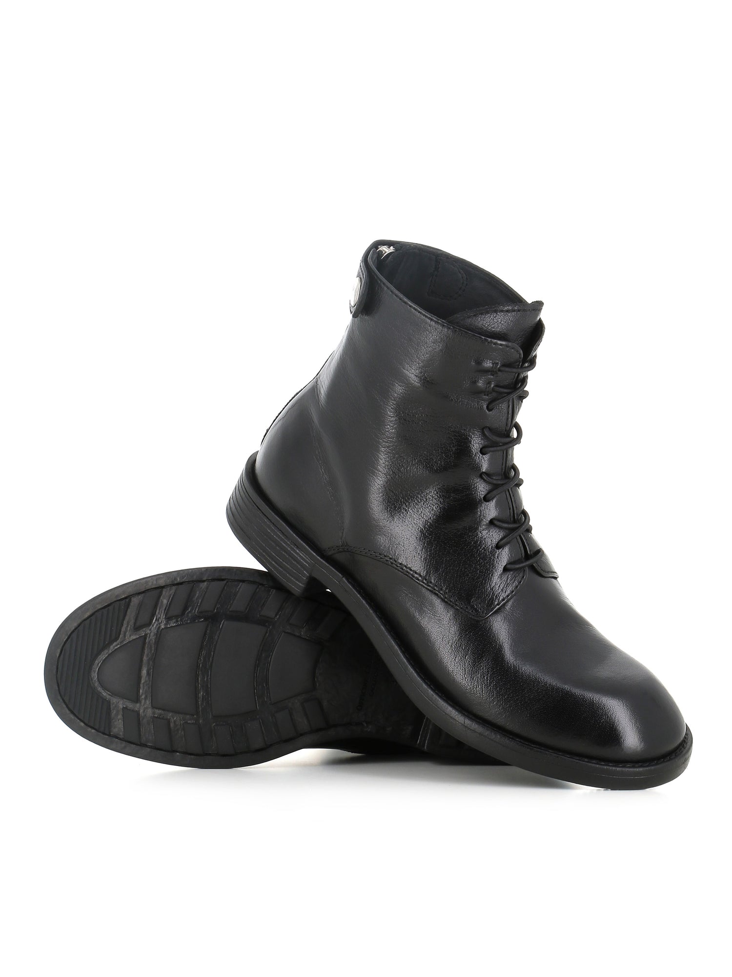  Lace-up Boot Diary/106 Officine Creative Donna Nero - 1