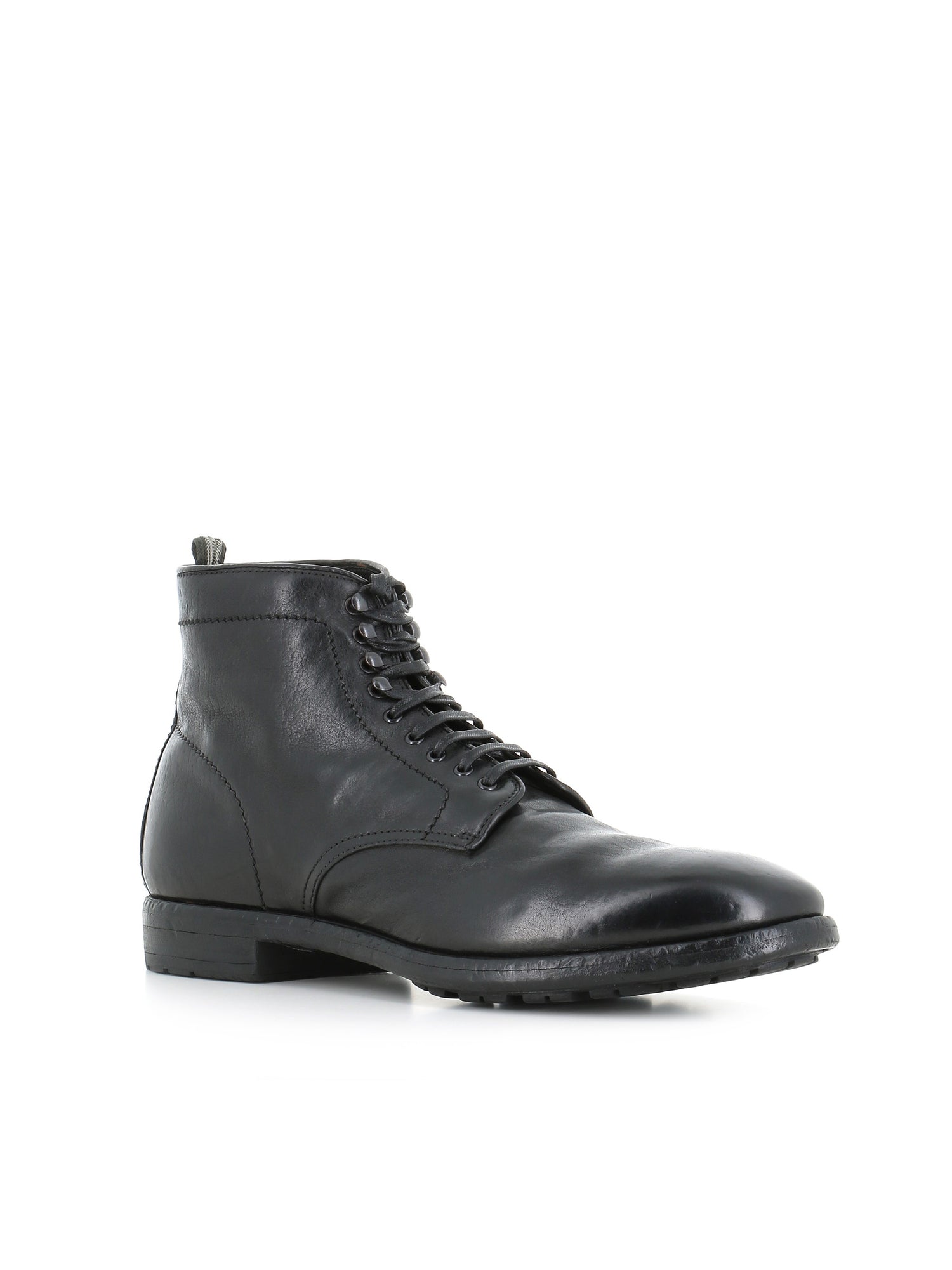  Lace-up Boot Prince/610 Officine Creative Uomo Nero - 3