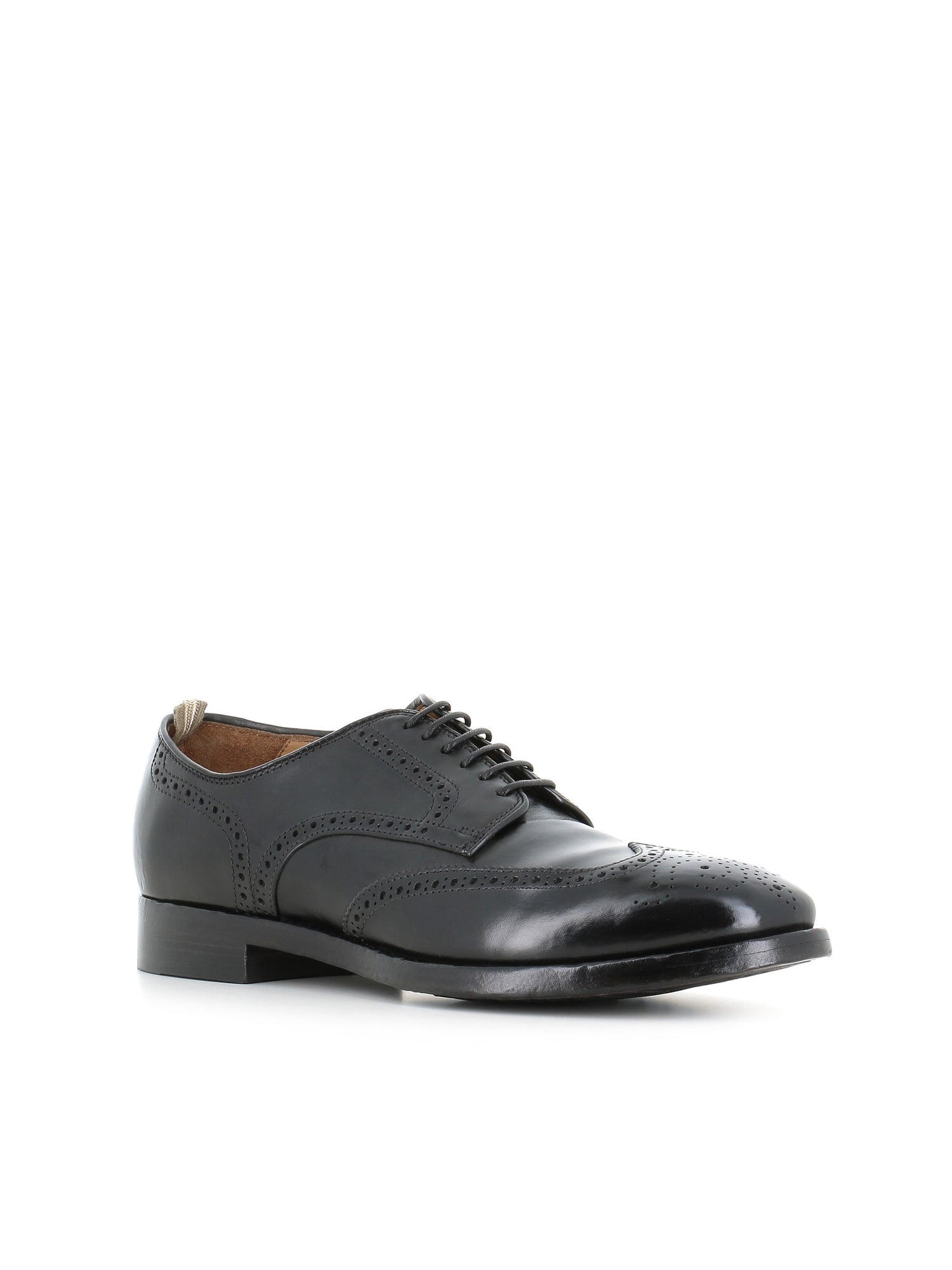  Brogue Providence/006 Officine Creative Uomo Nero - 3