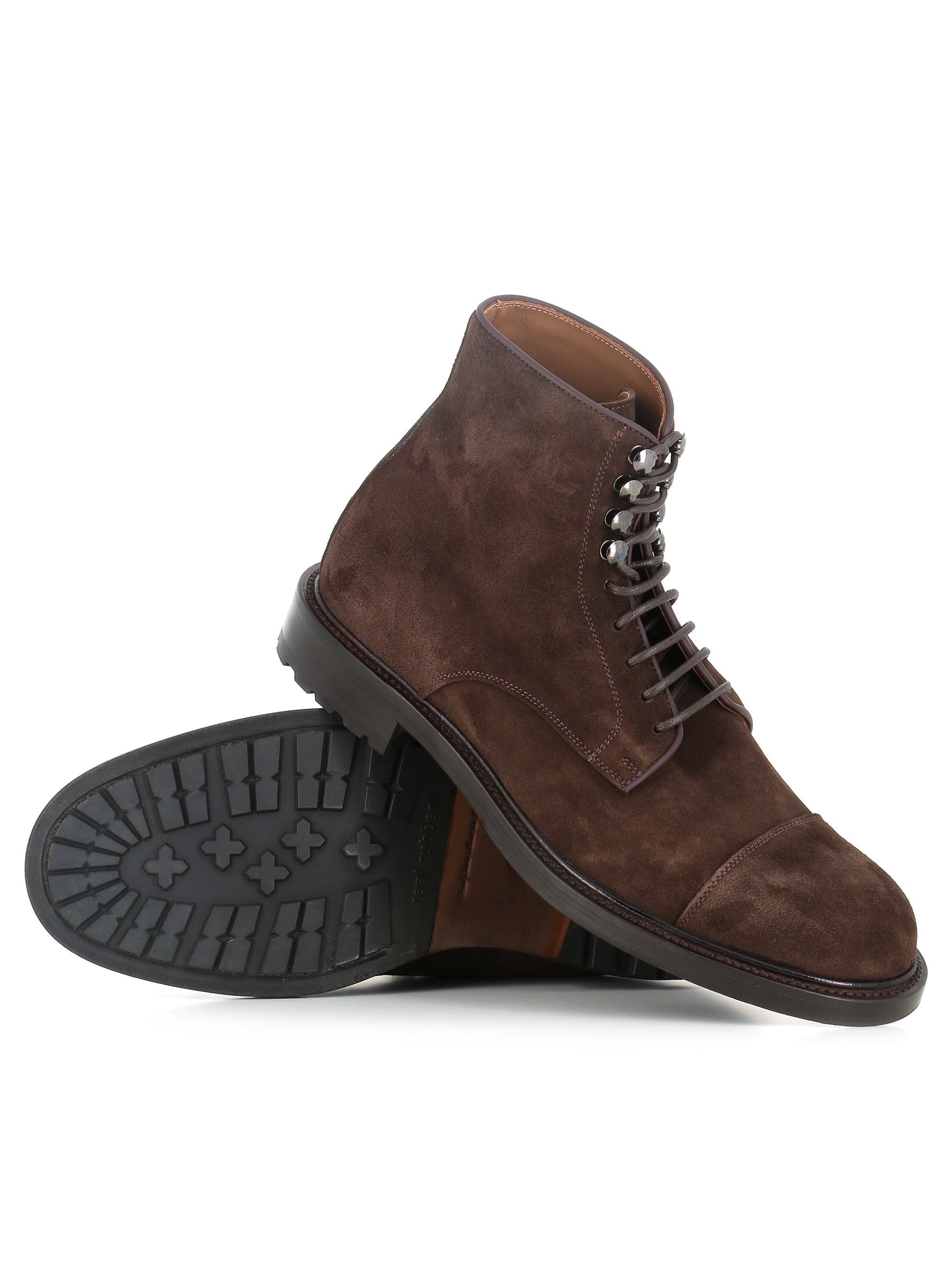  Lace-up Boot Gr11 Salle Uomo Marrone - 2