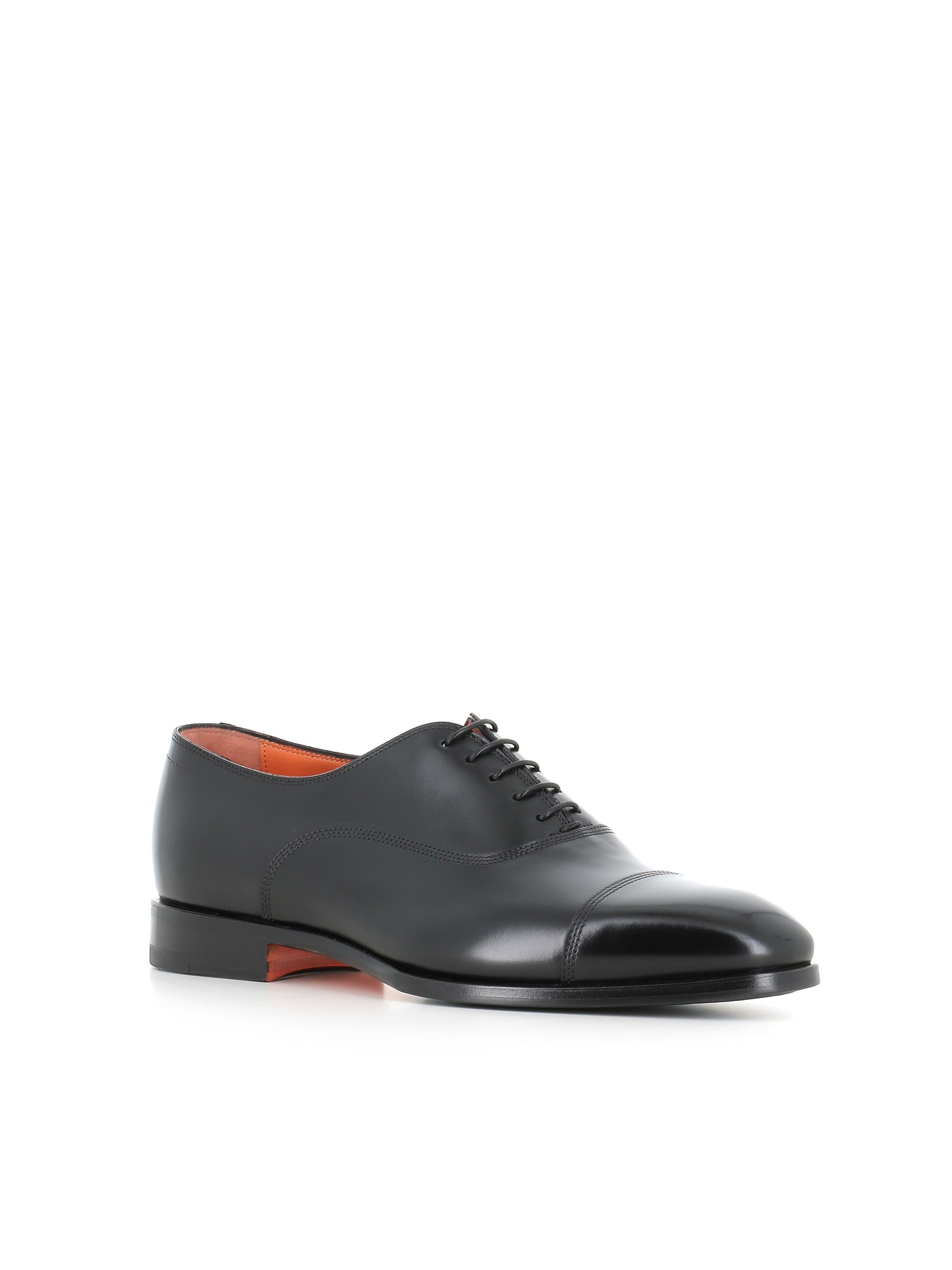  Oxford Archie C Santoni Uomo Nero - 3