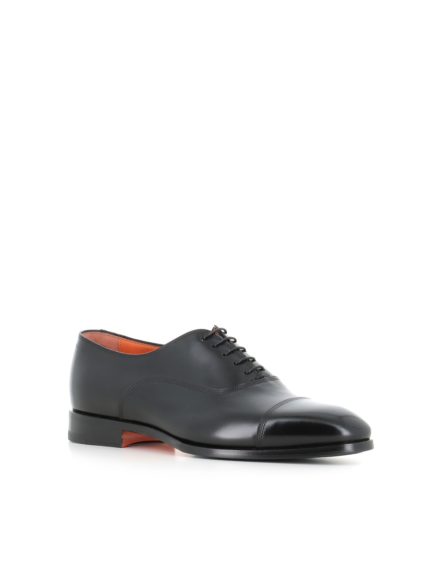  Oxford Archie C Santoni Uomo Nero - 3