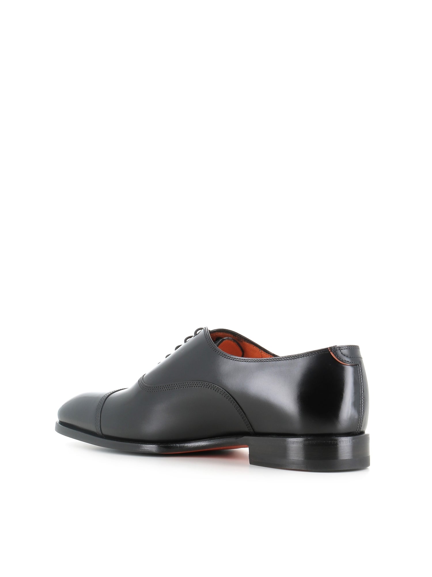  Oxford Archie C Santoni Uomo Nero - 4