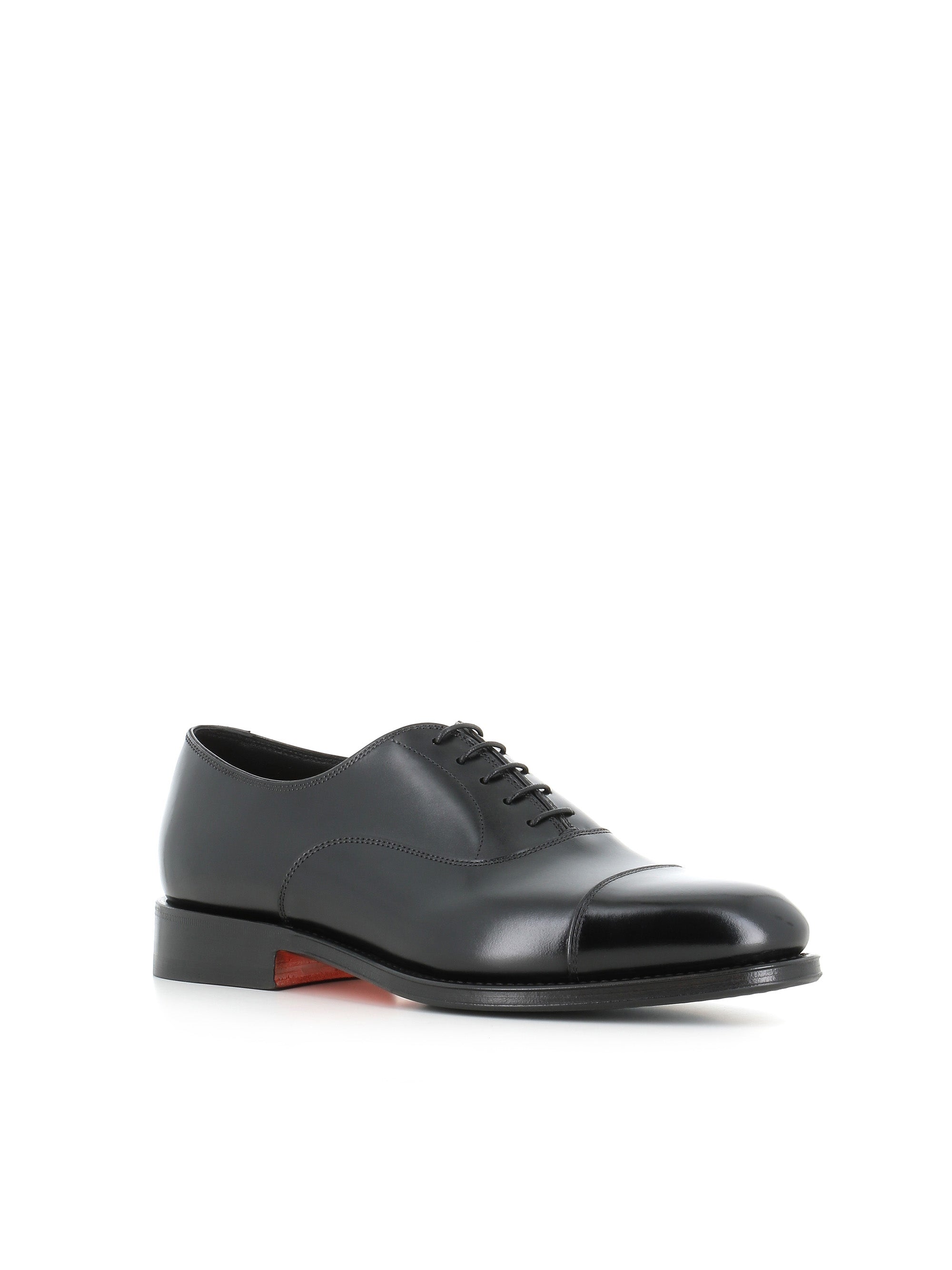  Oxford New Linger Santoni Uomo Nero - 3