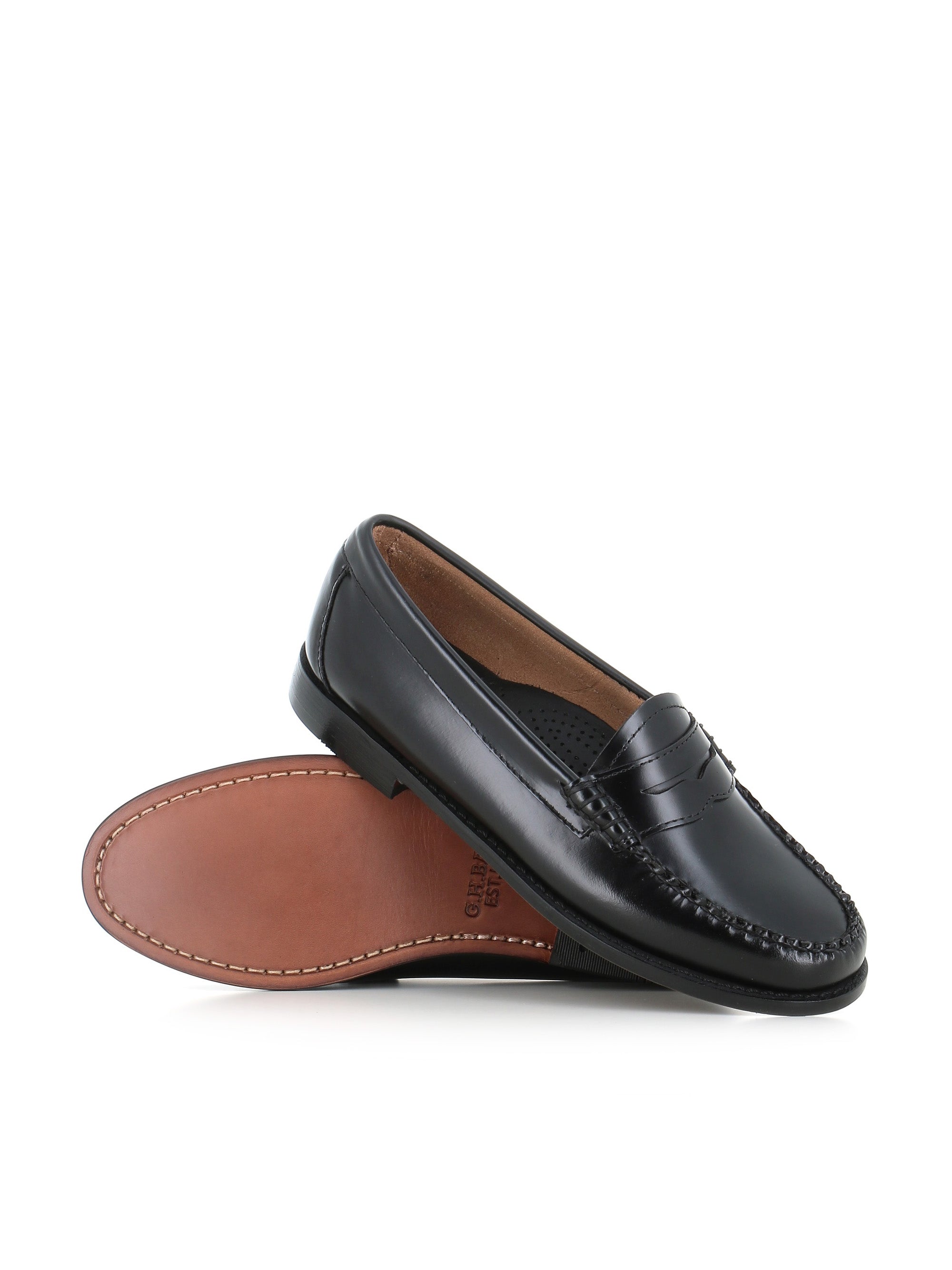  Loafer Penny Weejuns By G.h Bass & Co. Donna Nero - 2