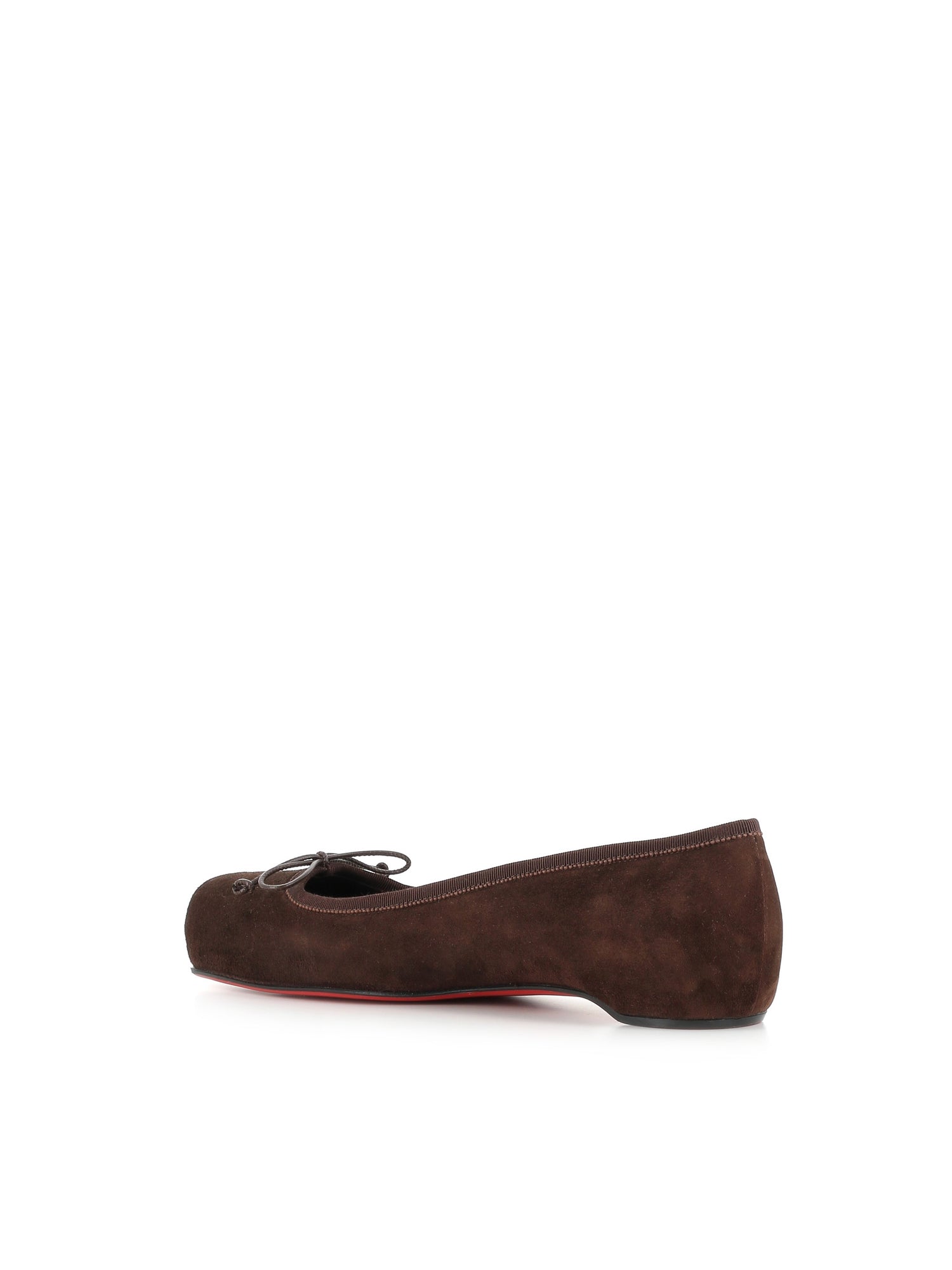  Christian Louboutin Ballerina Cassia Nodo Flat Marrone Donna Special_ - 3