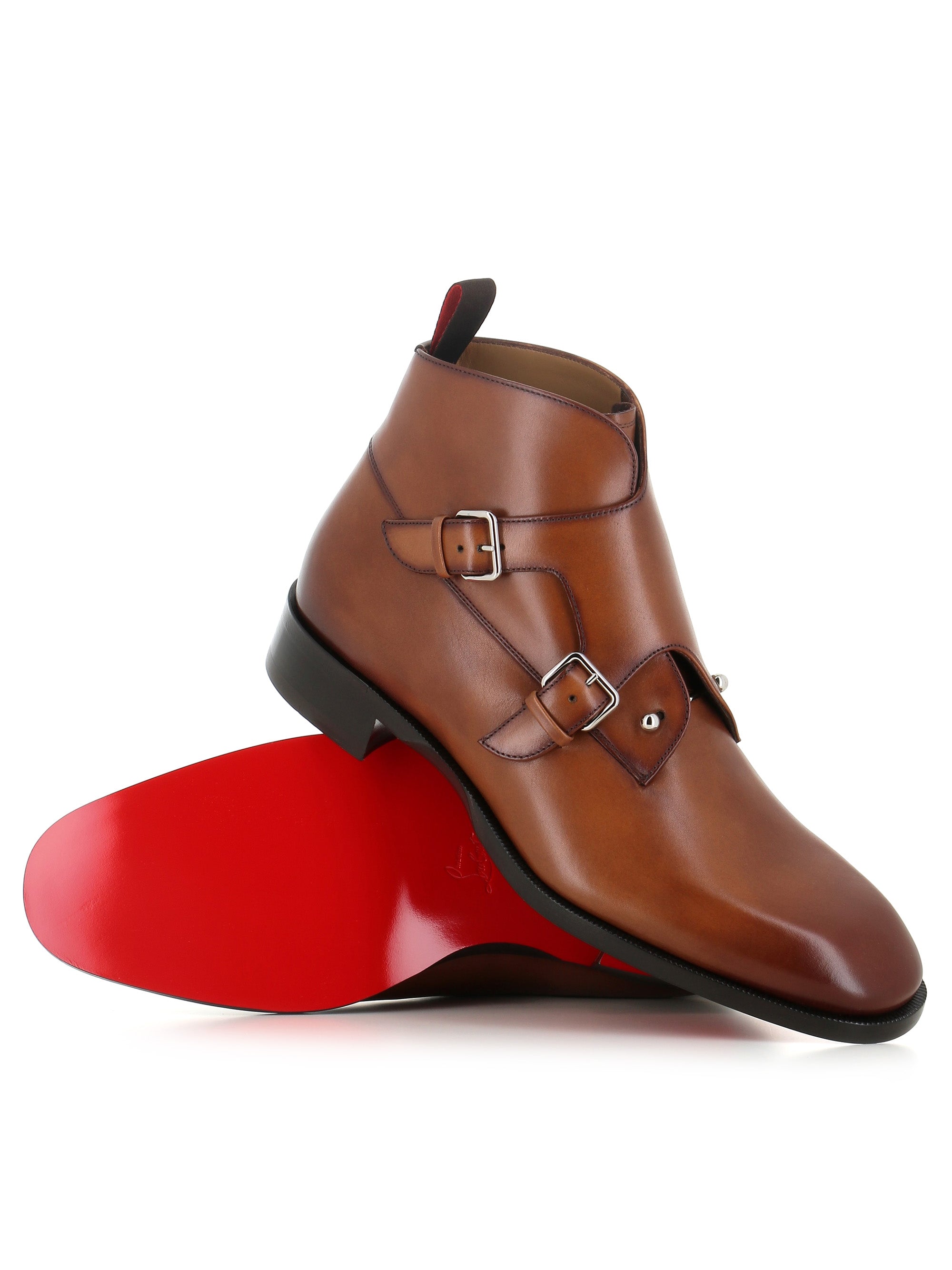  Christian Louboutin Stivaletto Chambelimonk Boot Flat Marrone Uomo Special_ - 1