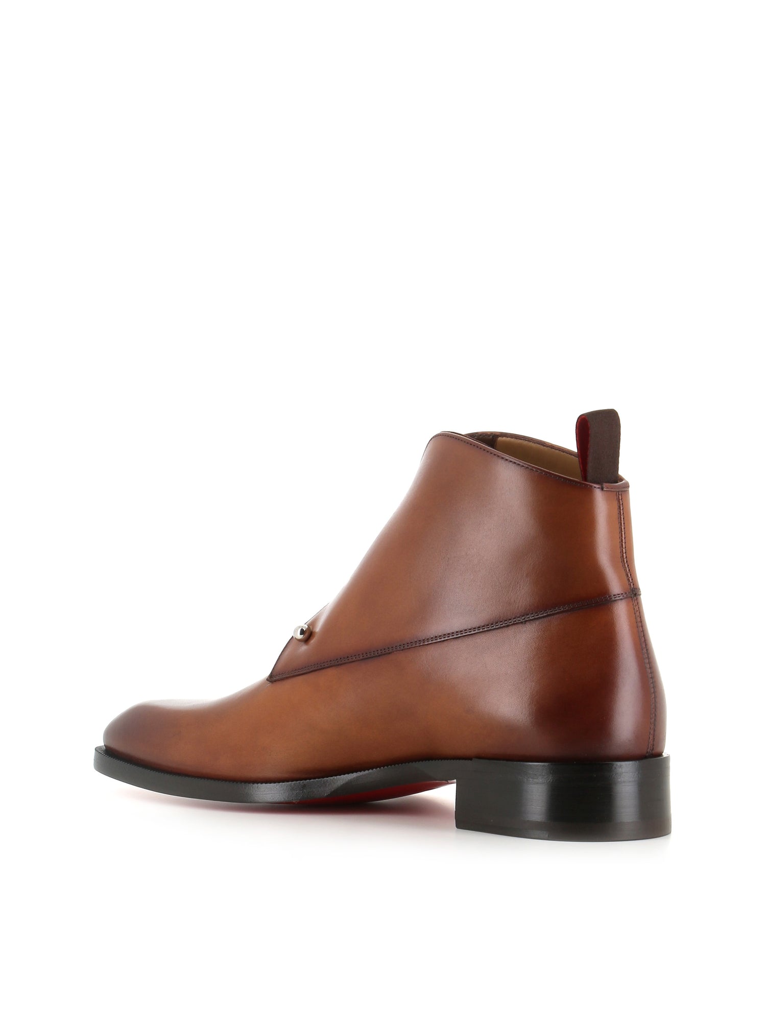  Christian Louboutin Stivaletto Chambelimonk Boot Flat Marrone Uomo Special_ - 3