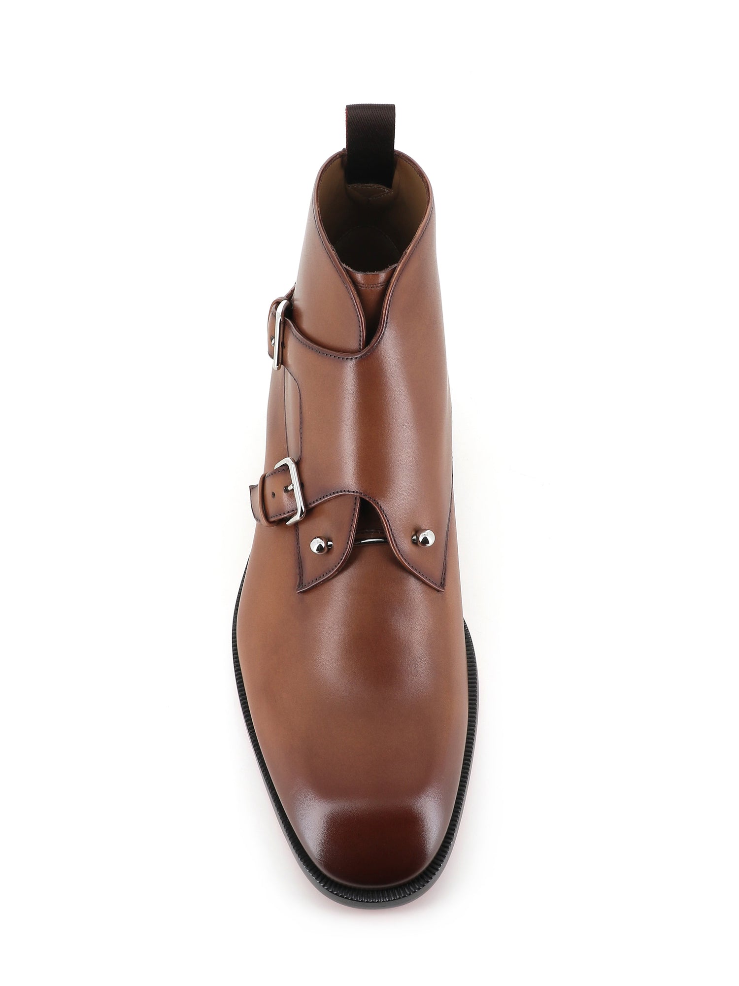  Christian Louboutin Stivaletto Chambelimonk Boot Flat Marrone Uomo Special_ - 4