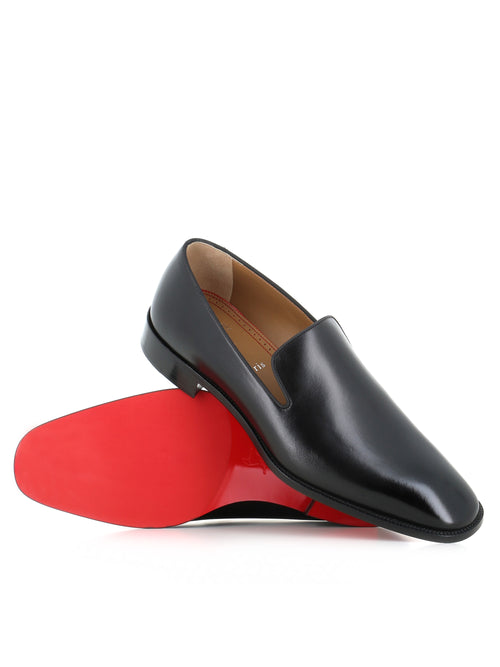 Christian Louboutin Pantofola Danny Flex Flat Nero Uomo