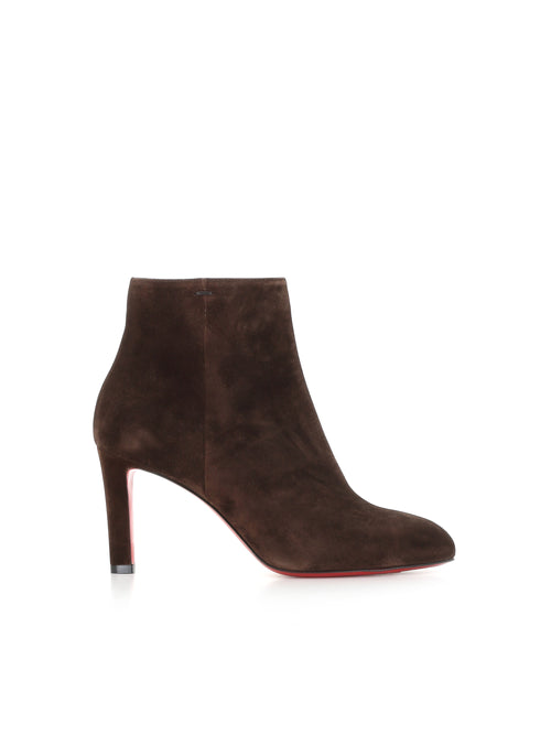Christian Louboutin Stivaletto Fanny Love Booty 85 Marrone Donna