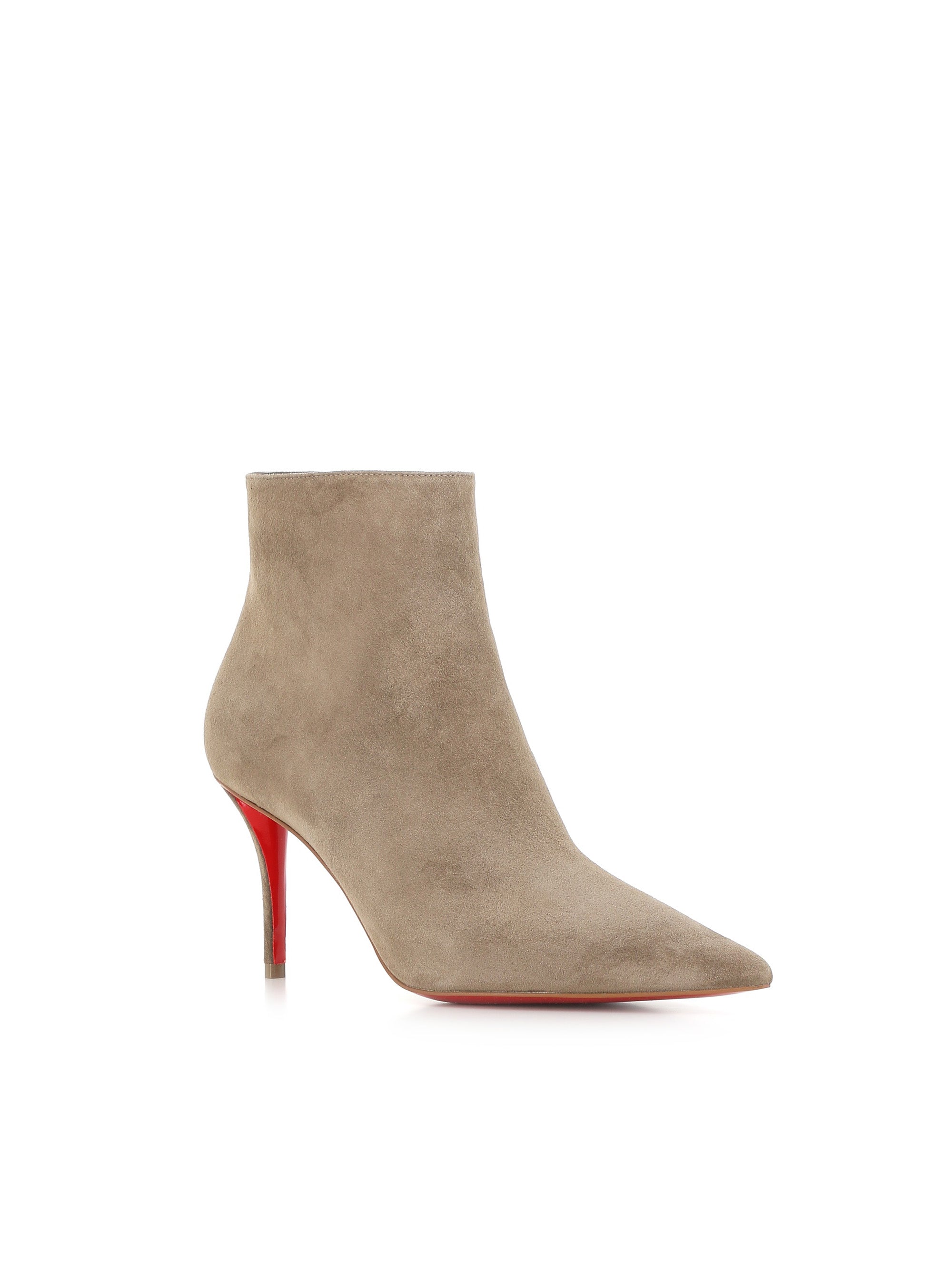  Ankle Boot Miss Z Booty 80 Christian Louboutin Donna Grigio - 2