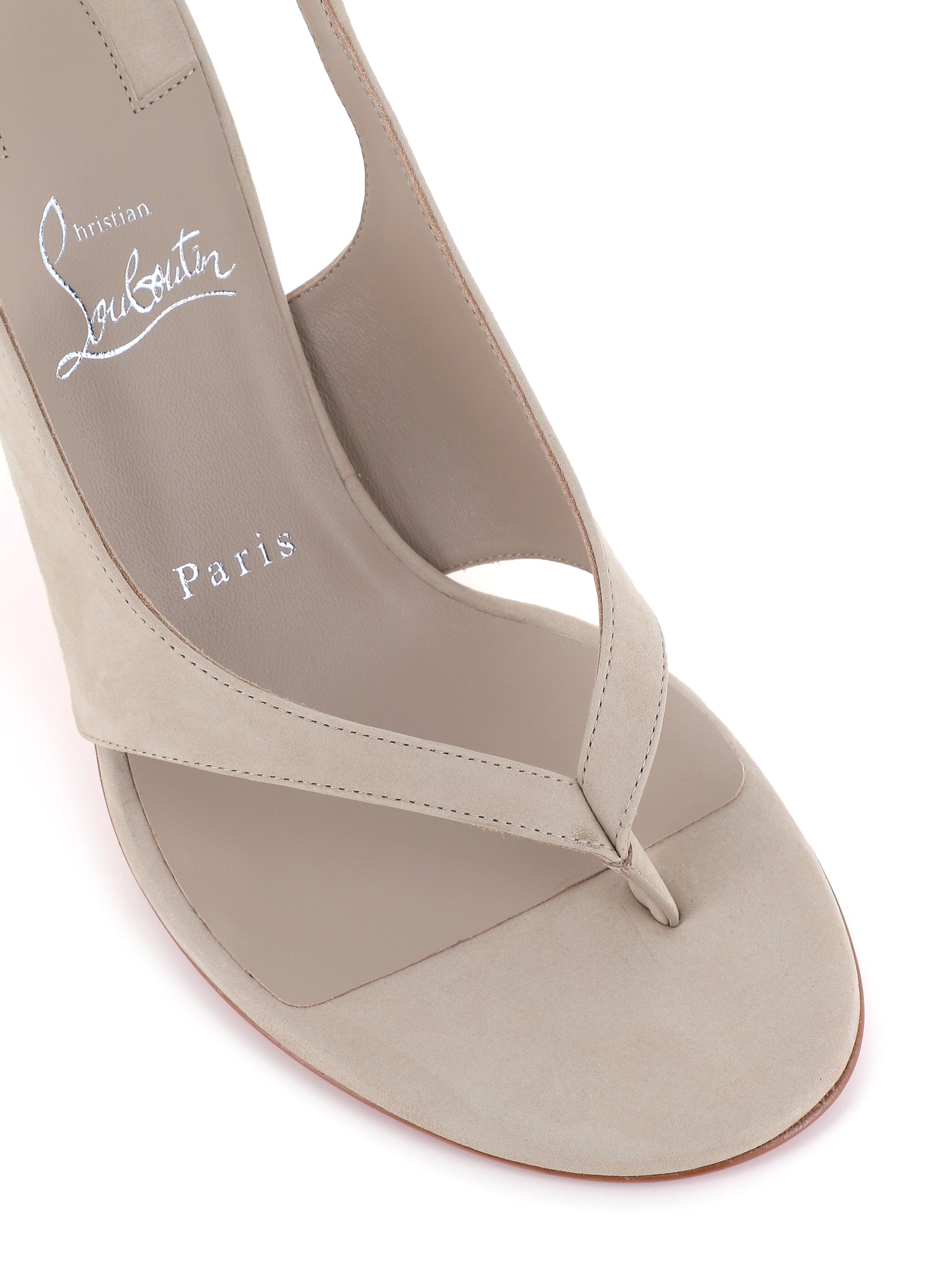  Christian Louboutin Sandao Miss Z Infradita 80 Marrone Donna Special_ - 5