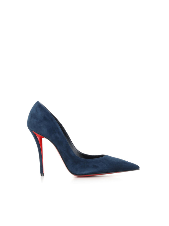 Christian Louboutin Décolletè Miss Z 100 Blu Donna