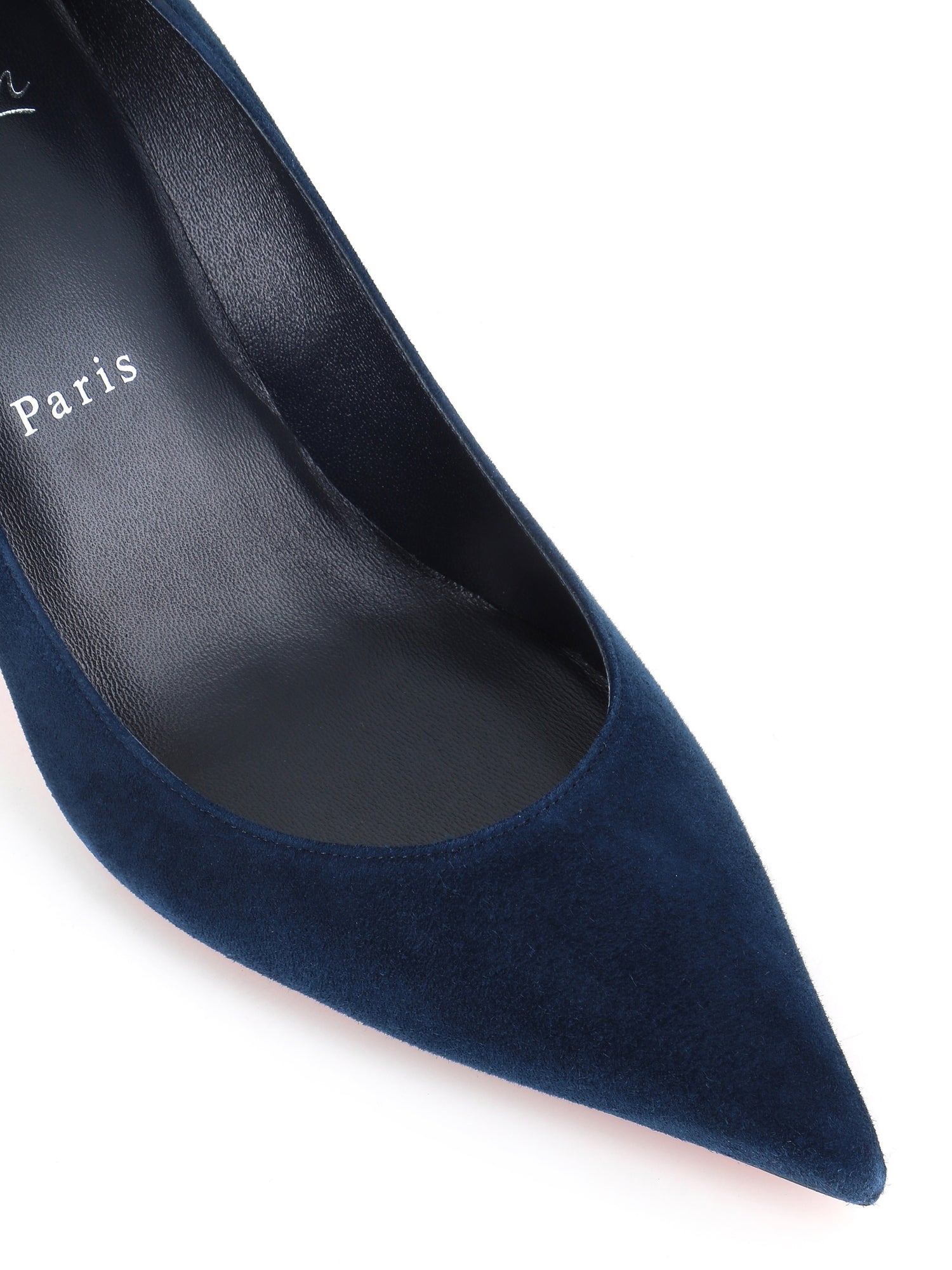  Christian Louboutin Décolletè Miss Z 80 Blu Donna Special_ - 5