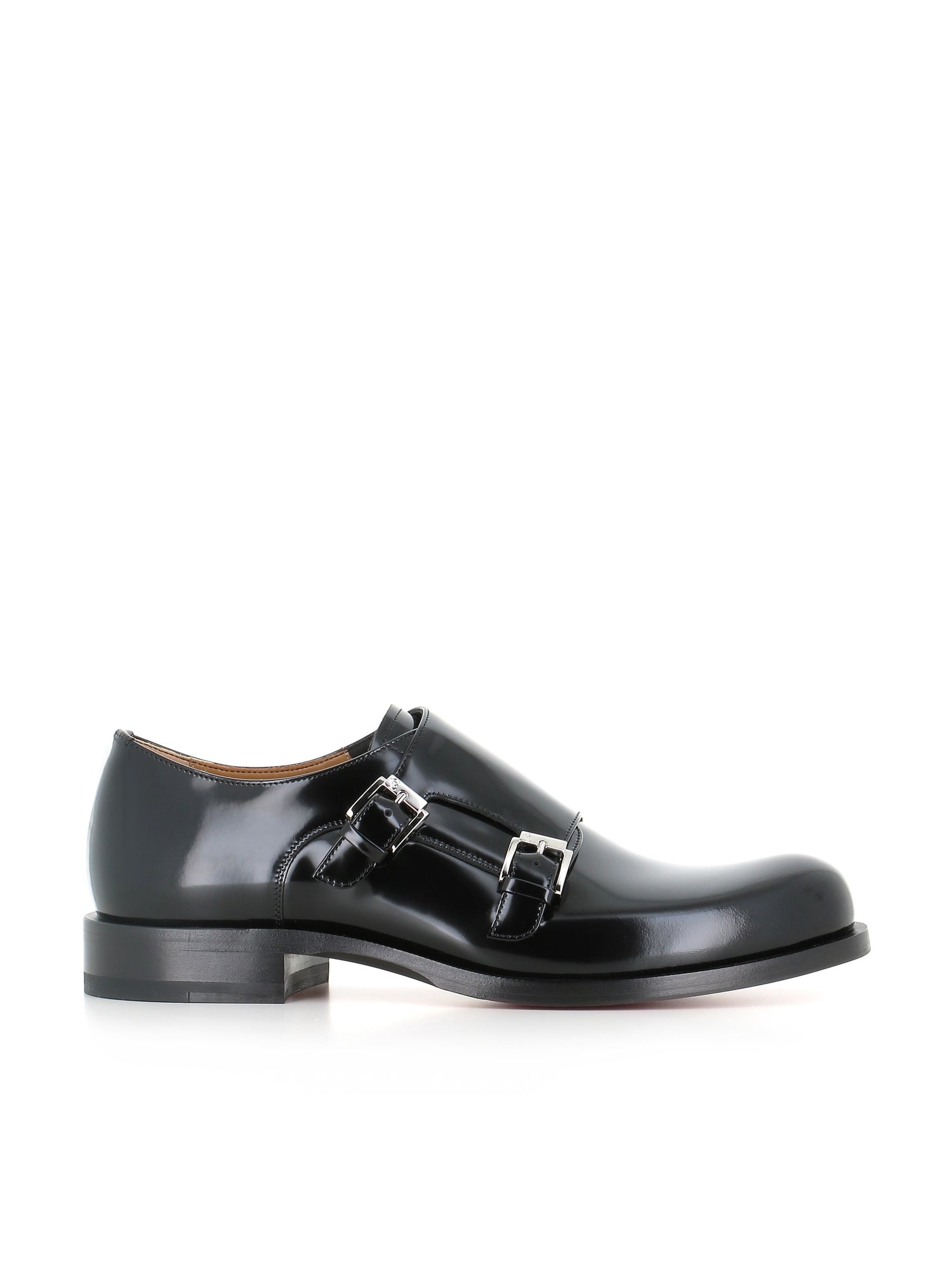  Double Buckle Moustachou Monk Flat Christian Louboutin Special_ Nero - 1