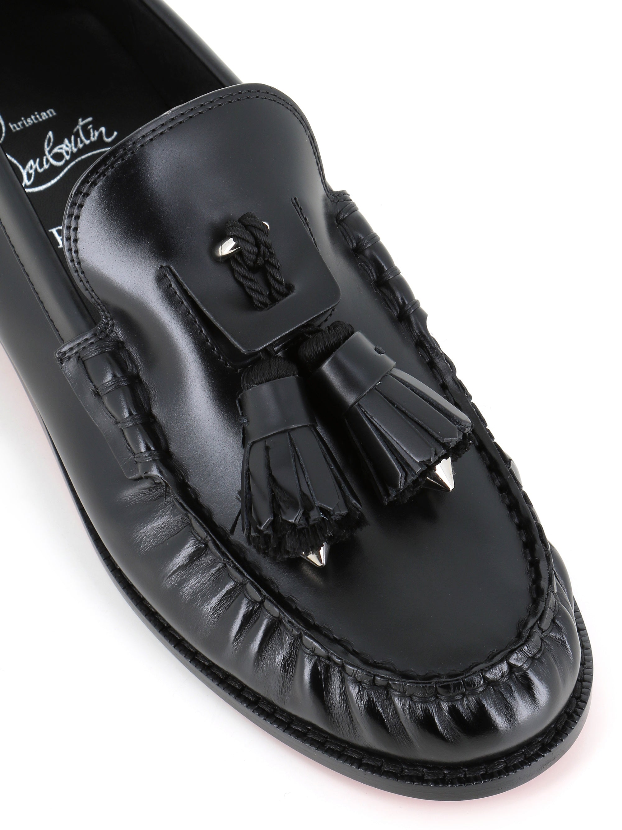  Christian Louboutin Mocassino Rochelle Flat Nero Donna Special_ - 5