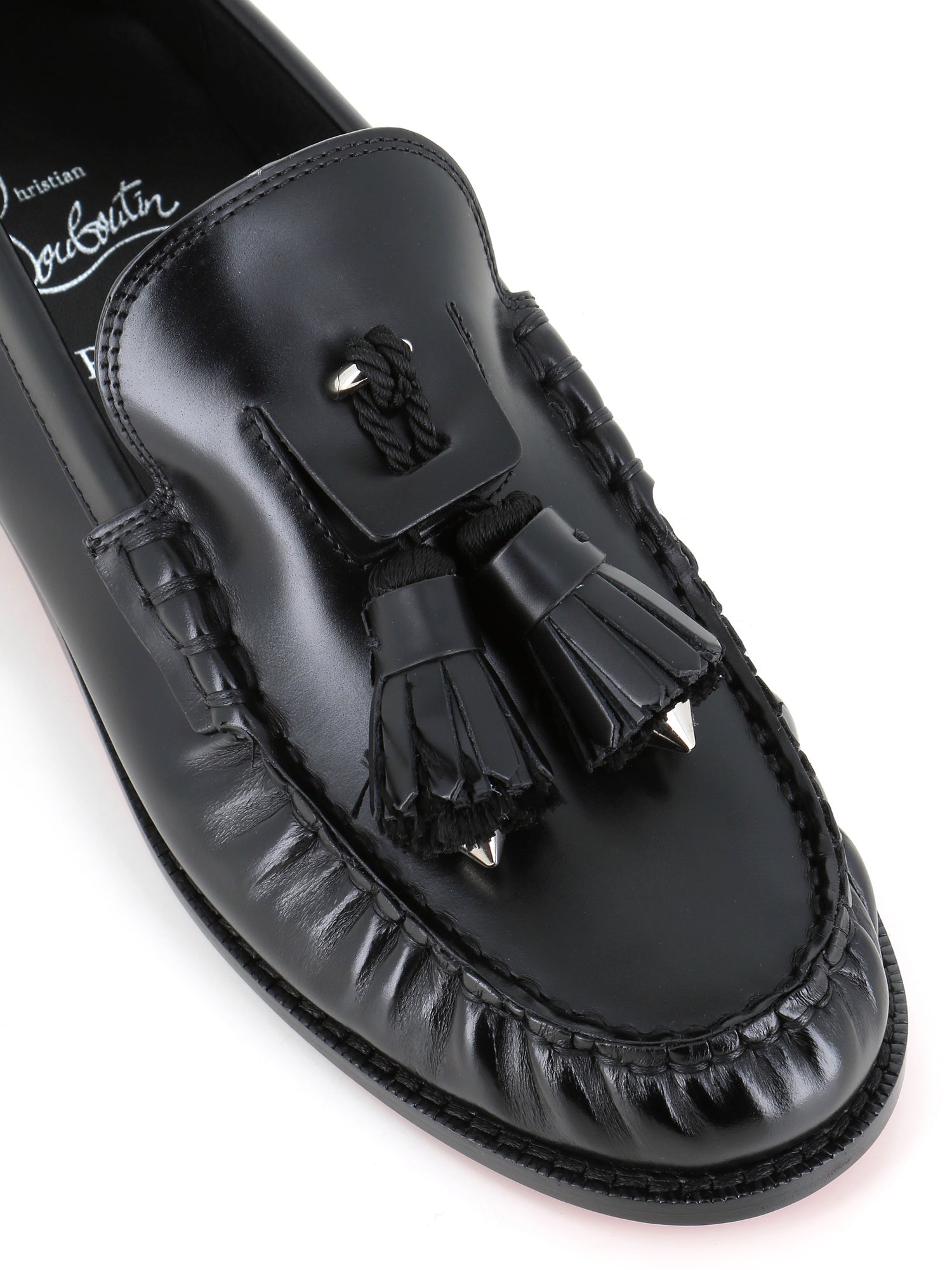  Christian Louboutin Mocassino Rochelle Flat Nero Donna Special_ - 5