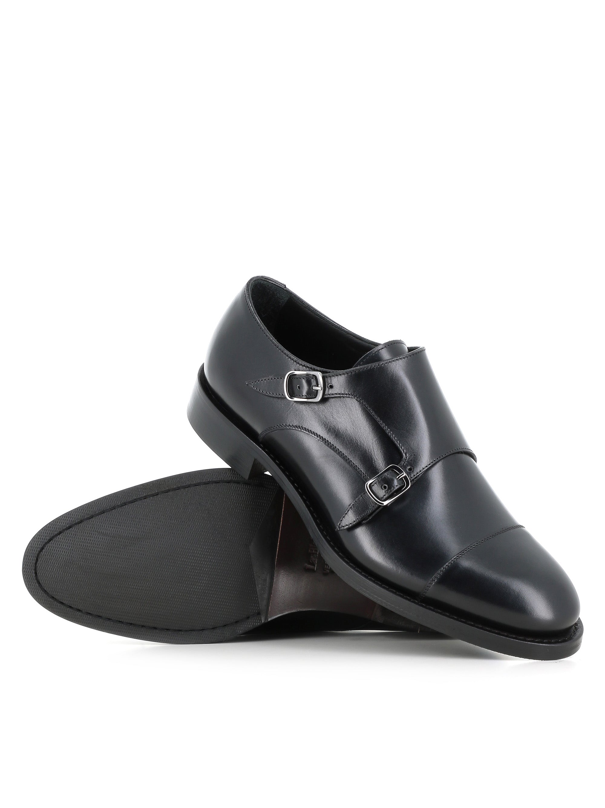  Salle Doppia Fibbia 477-151 Nero Uomo Special_ - 2