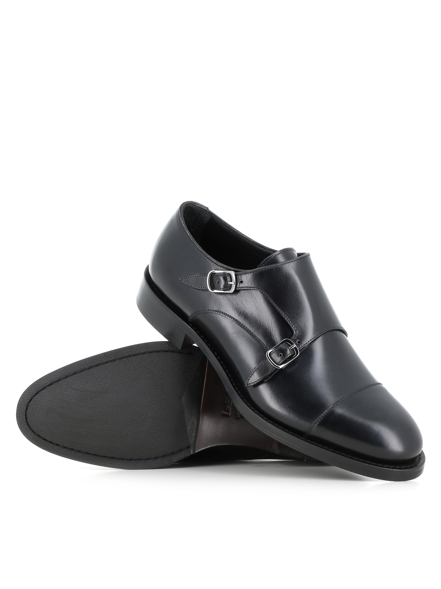  Salle Doppia Fibbia 477-151 Nero Uomo Special_ - 2