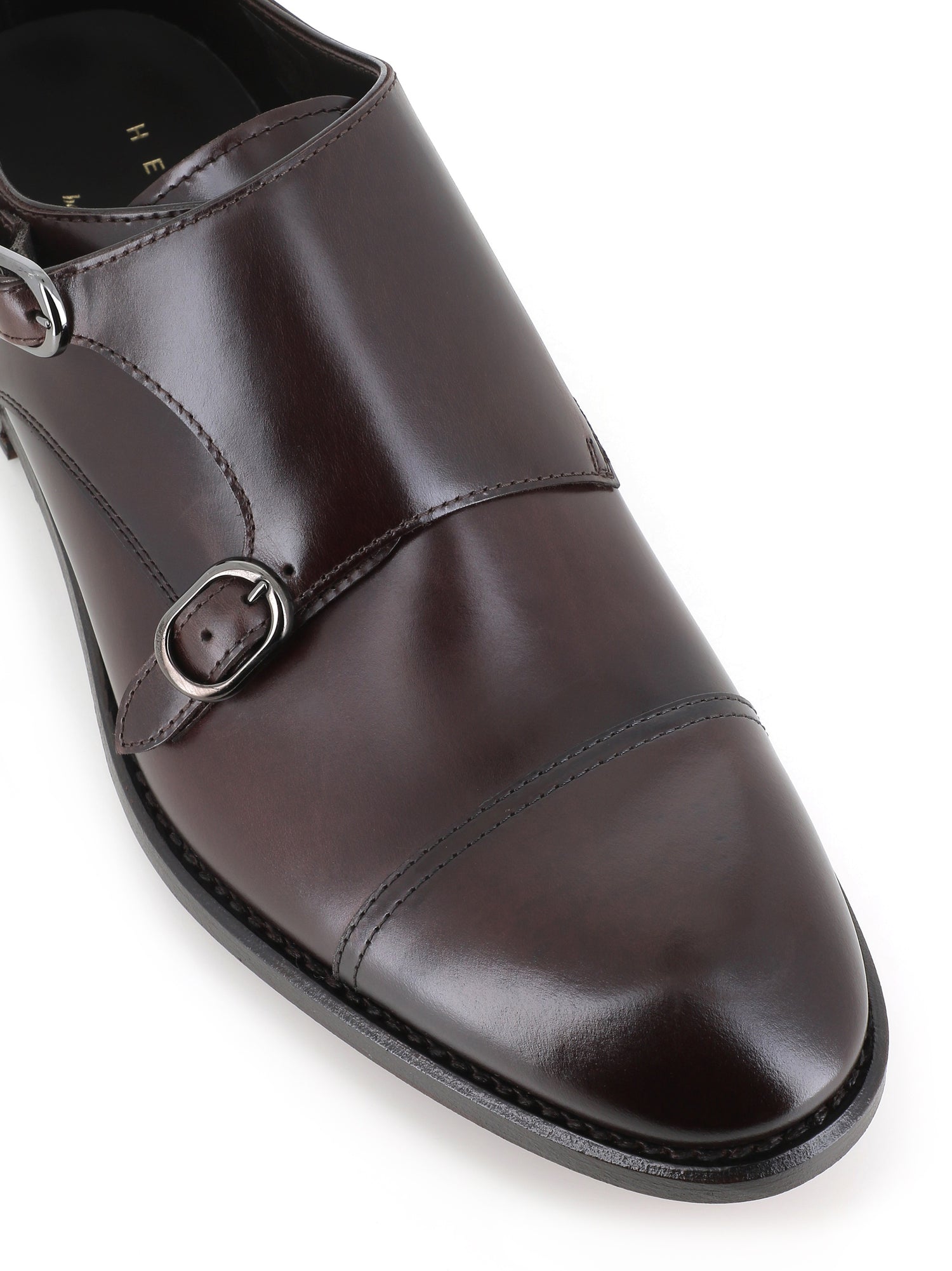  Henderson Baracco Doppia Fibbia 52201 Marrone Uomo - 5