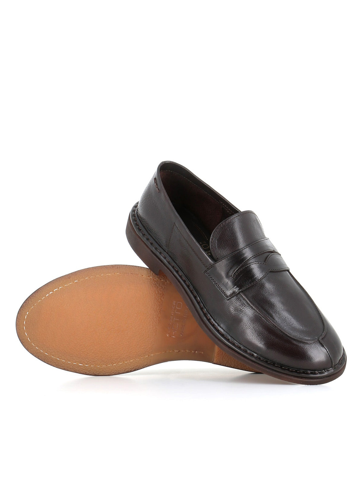  Alexander Hotto Mocassino 65043 Marrone Uomo - 2