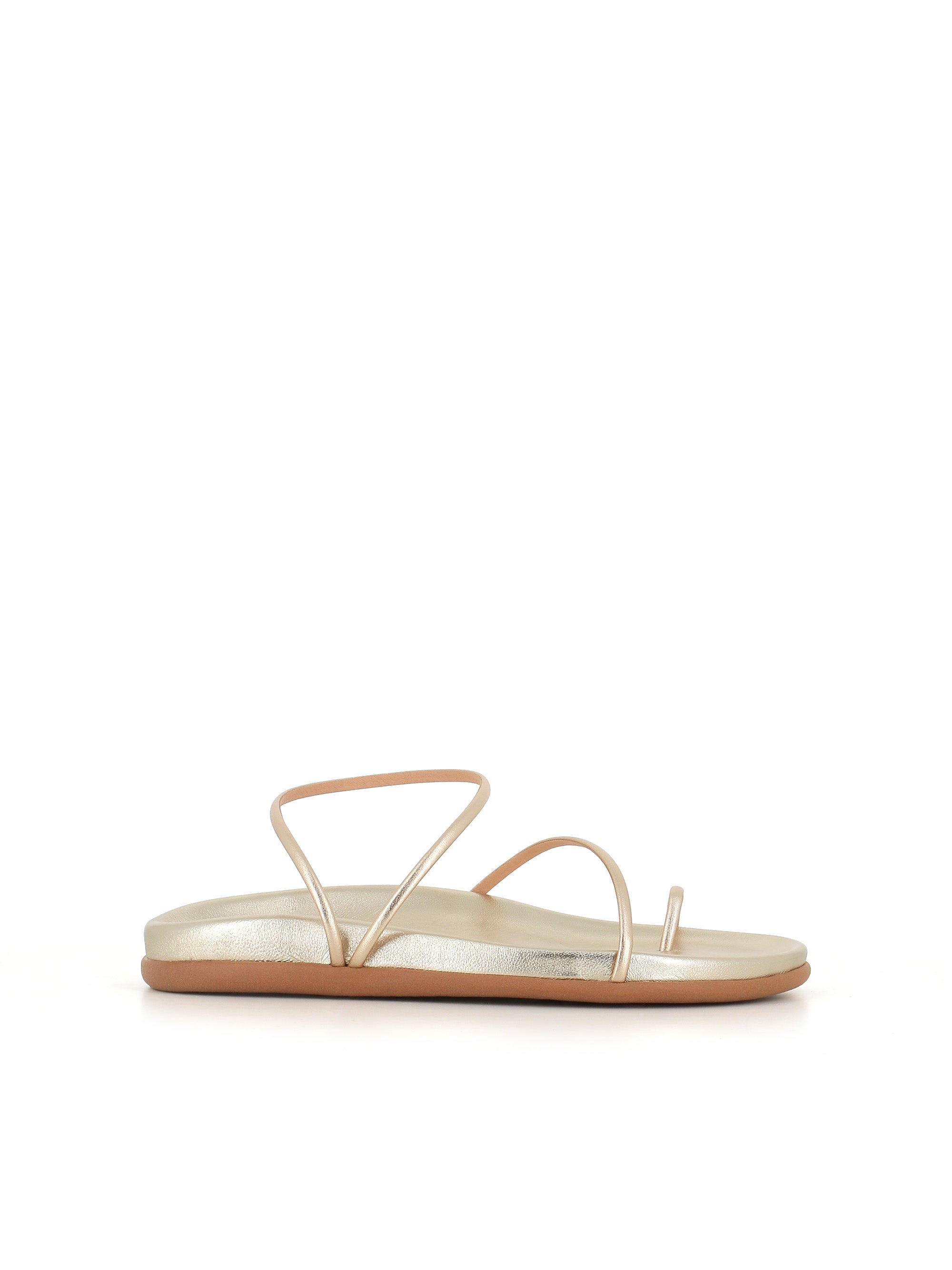 Ancient Greek Sandals Sandalo Zansiz Footbed Platino Donna - 2