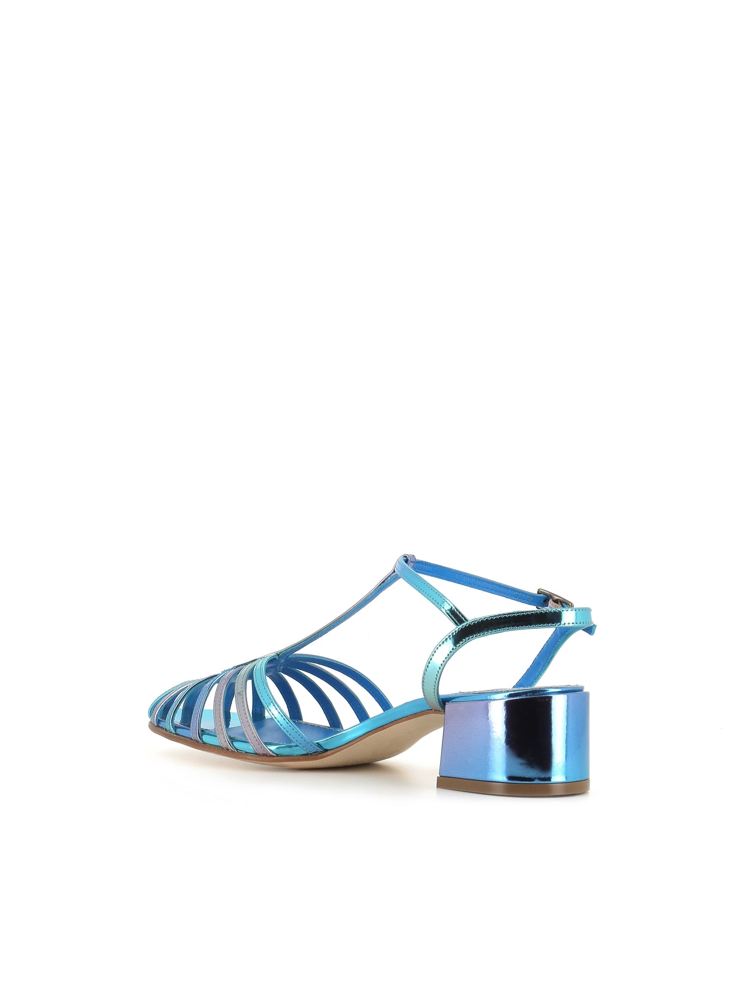  Antonio Barbato Maestri Veneziani Sandalo 2660 Azzurro Donna - 3