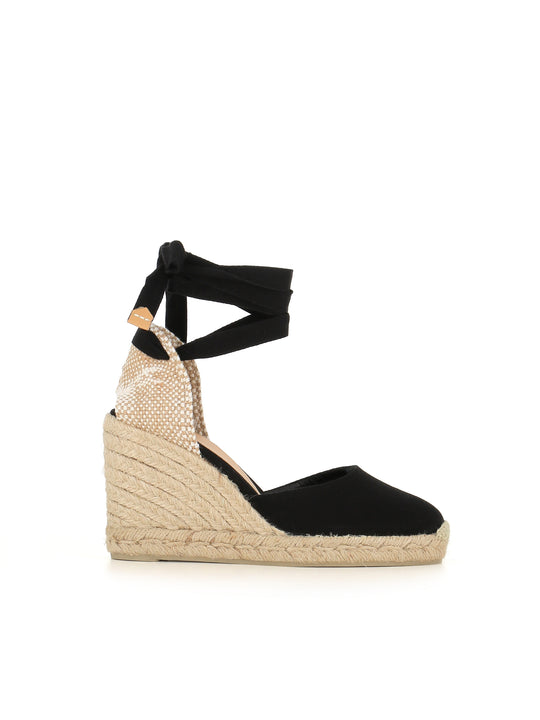Castaner Espadrillas Carina Nero Donna