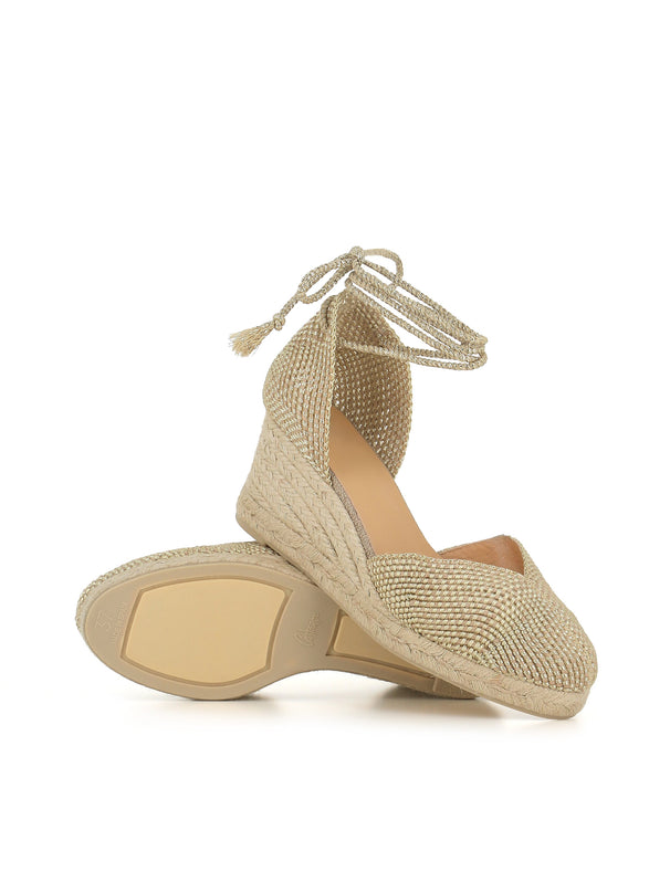 Castaner Espadrillas Cora Oro Donna