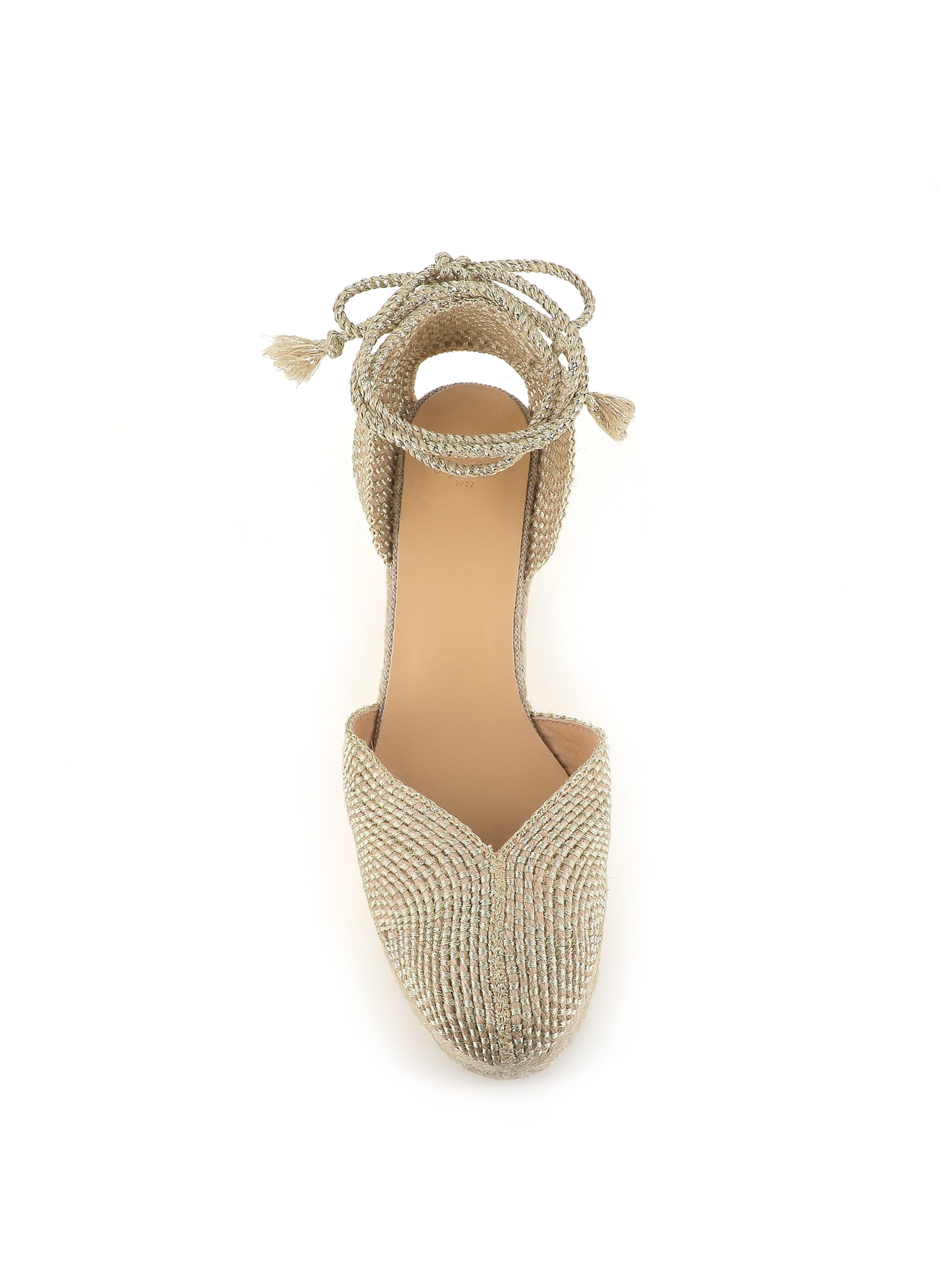  Espadrillas Caora Castaner Donna Oro - 4