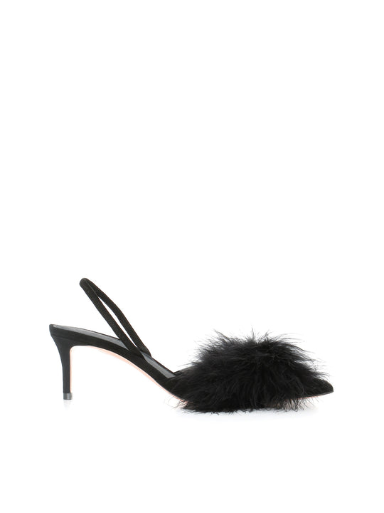 Cazabat Décolleté Pia Sling Nero Donna