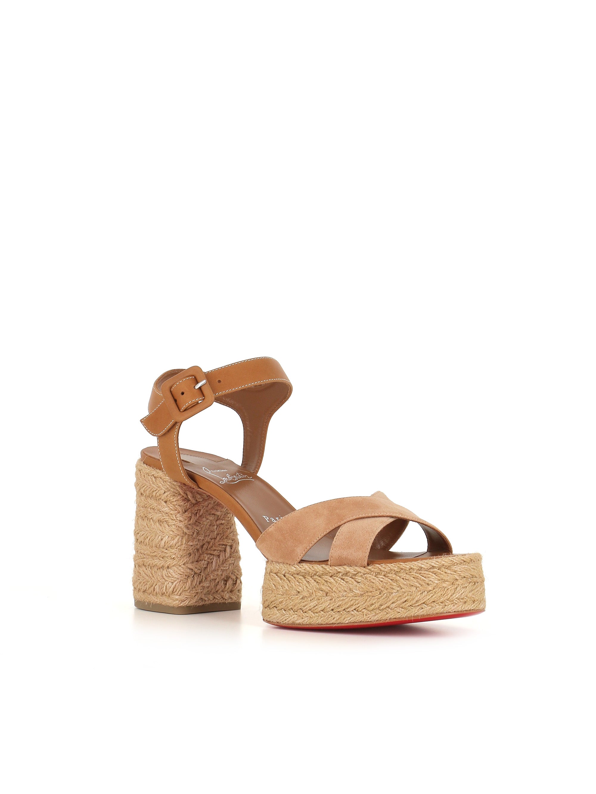  Sandal Calakala 85 Christian Louboutin Donna Beige - 3