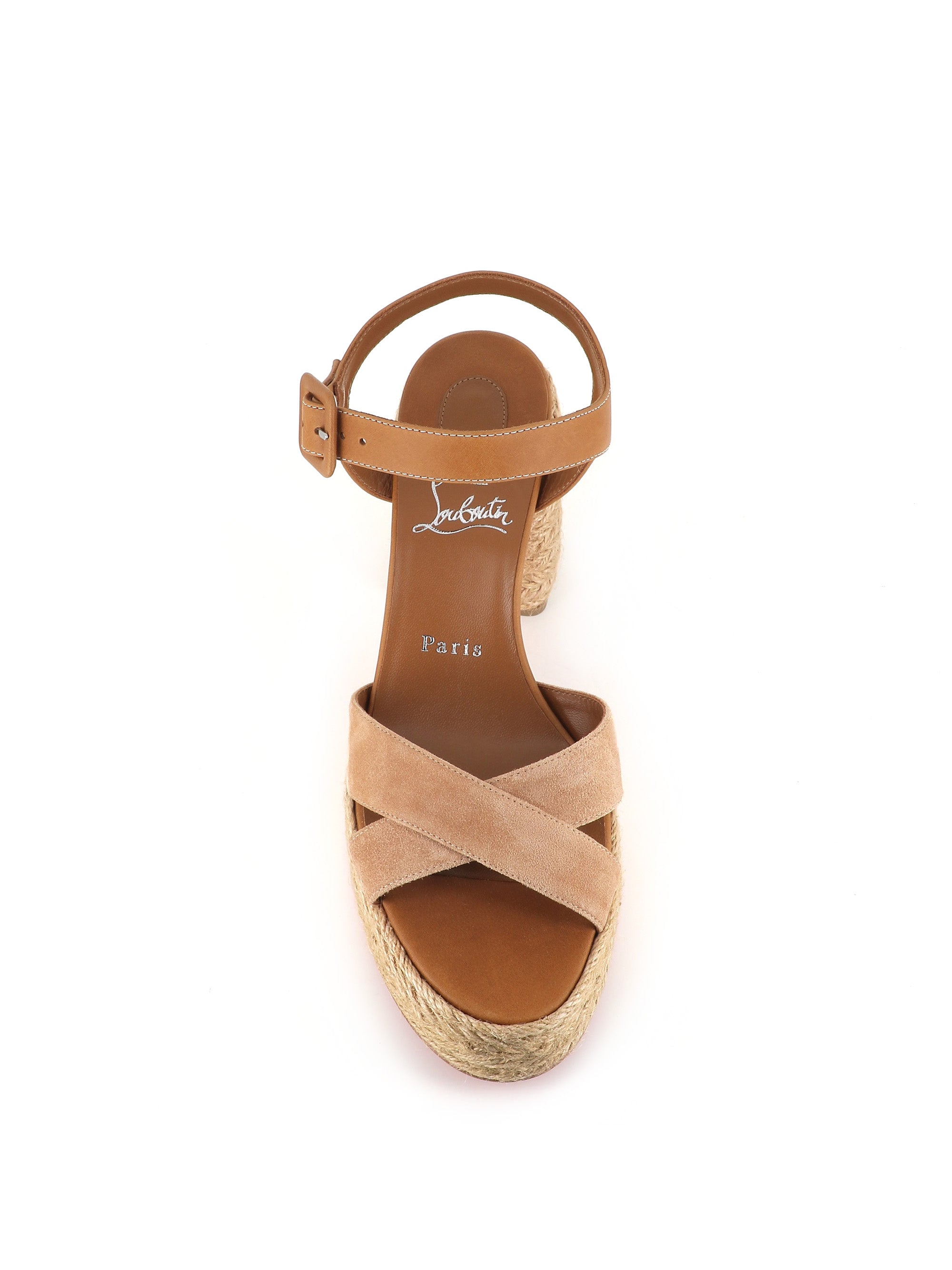  Sandal Calakala 85 Christian Louboutin Donna Beige - 5