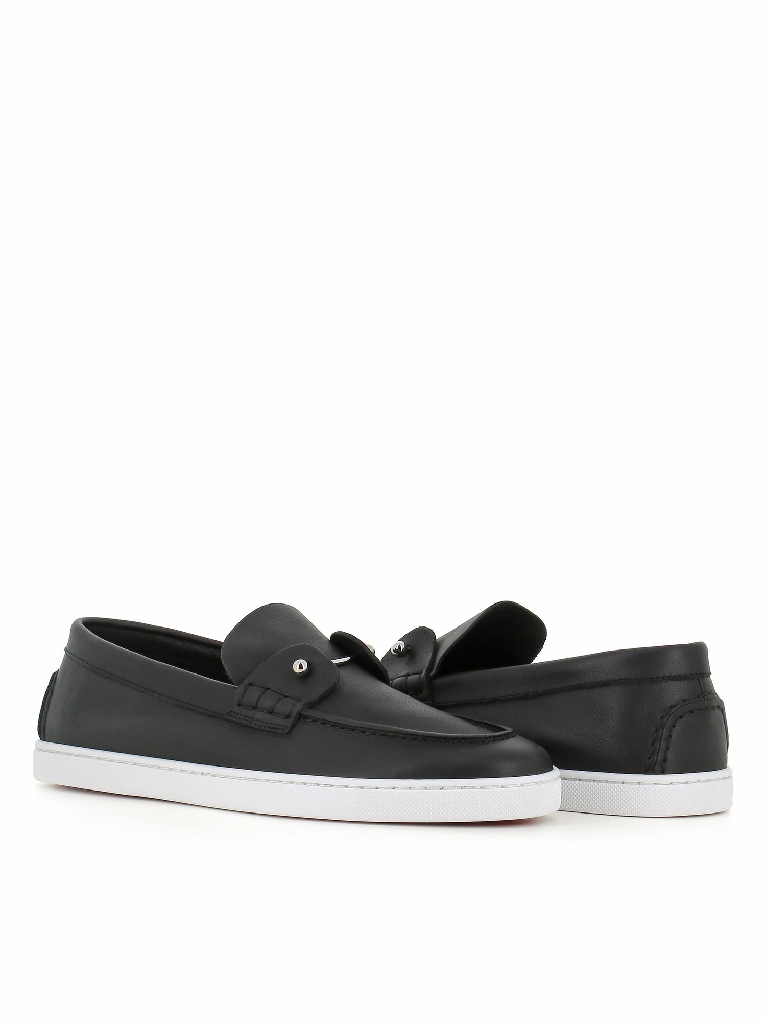  Slip-on Chambeliboat Flat Christian Louboutin Uomo Nero - 1