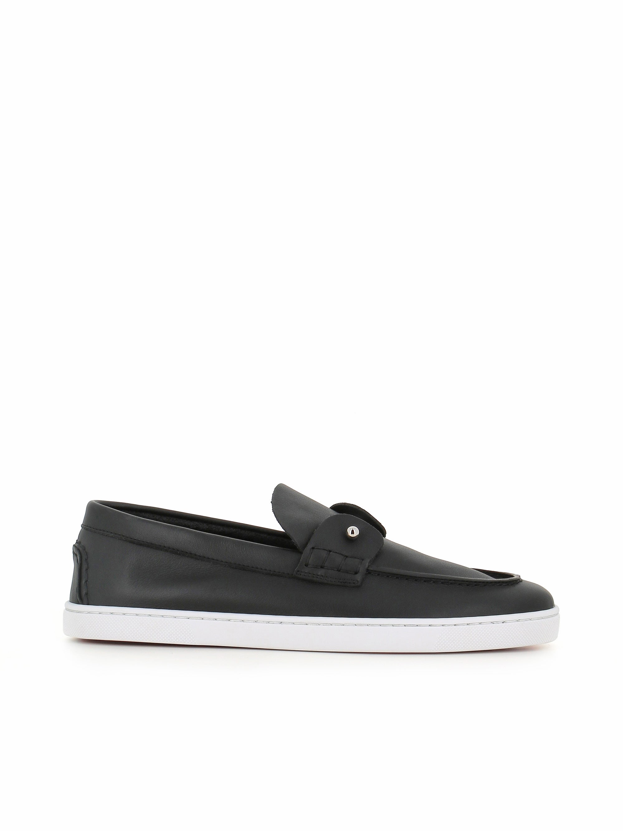  Slip-on Chambeliboat Flat Christian Louboutin Uomo Nero - 2