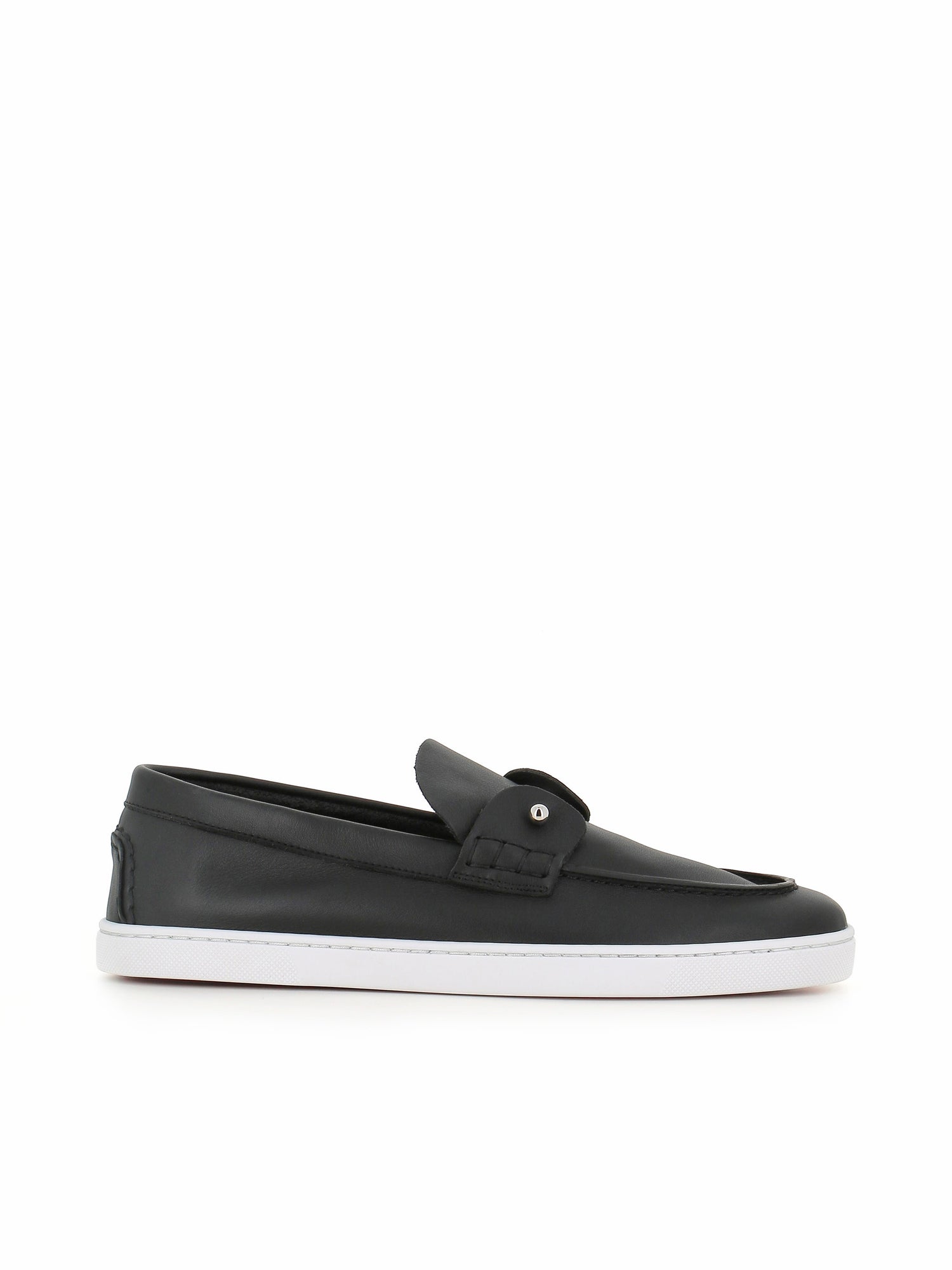  Slip-on Chambeliboat Flat Christian Louboutin Uomo Nero - 2