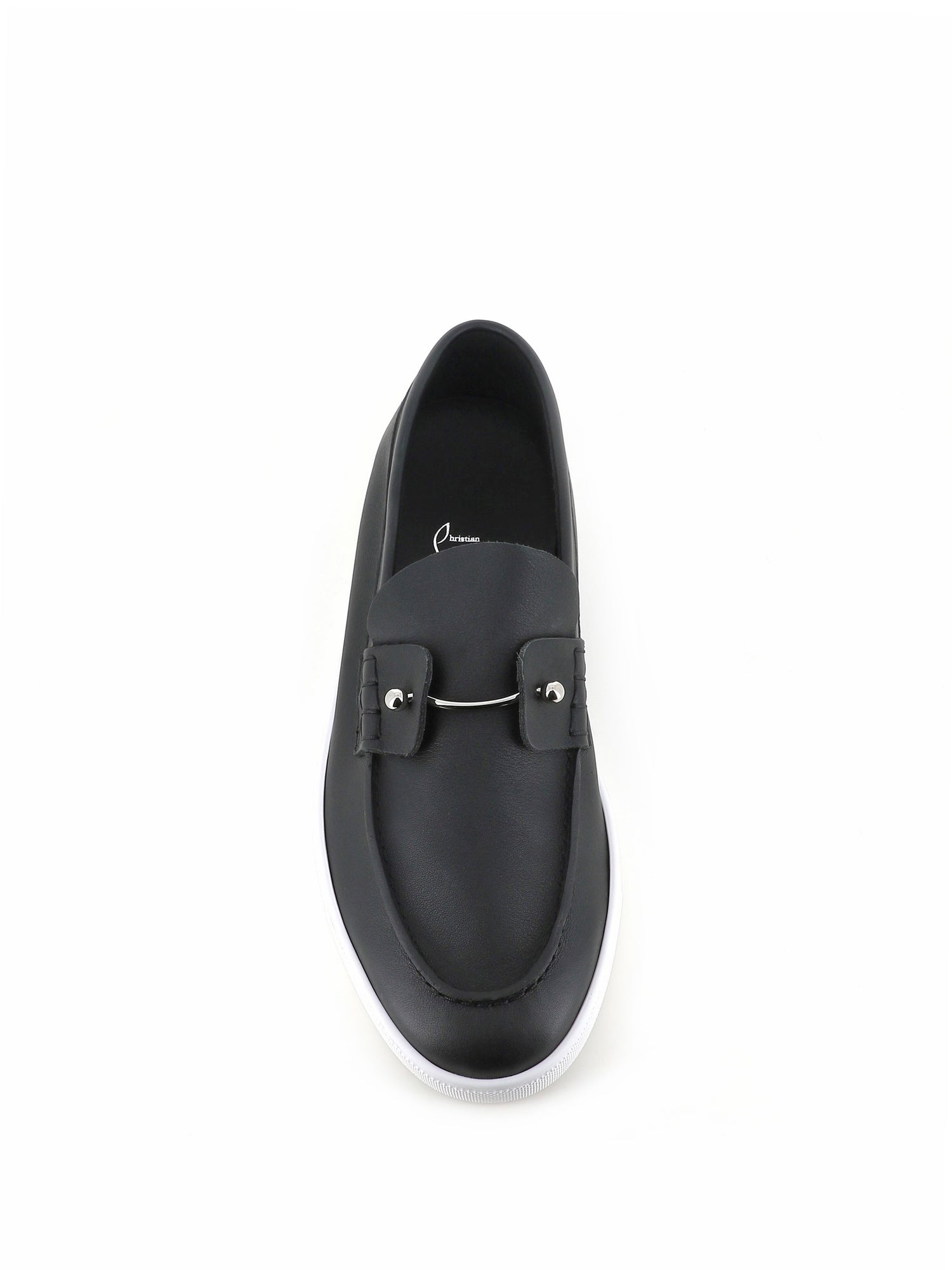  Slip-on Chambeliboat Flat Christian Louboutin Uomo Nero - 5