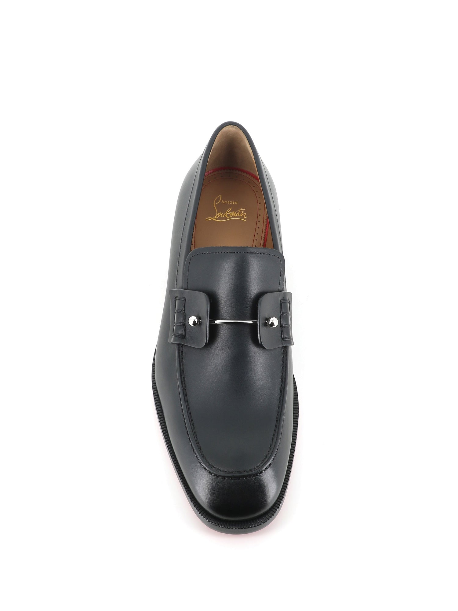  Loafer Chambelimoc Flat Christian Louboutin Uomo Nero - 4