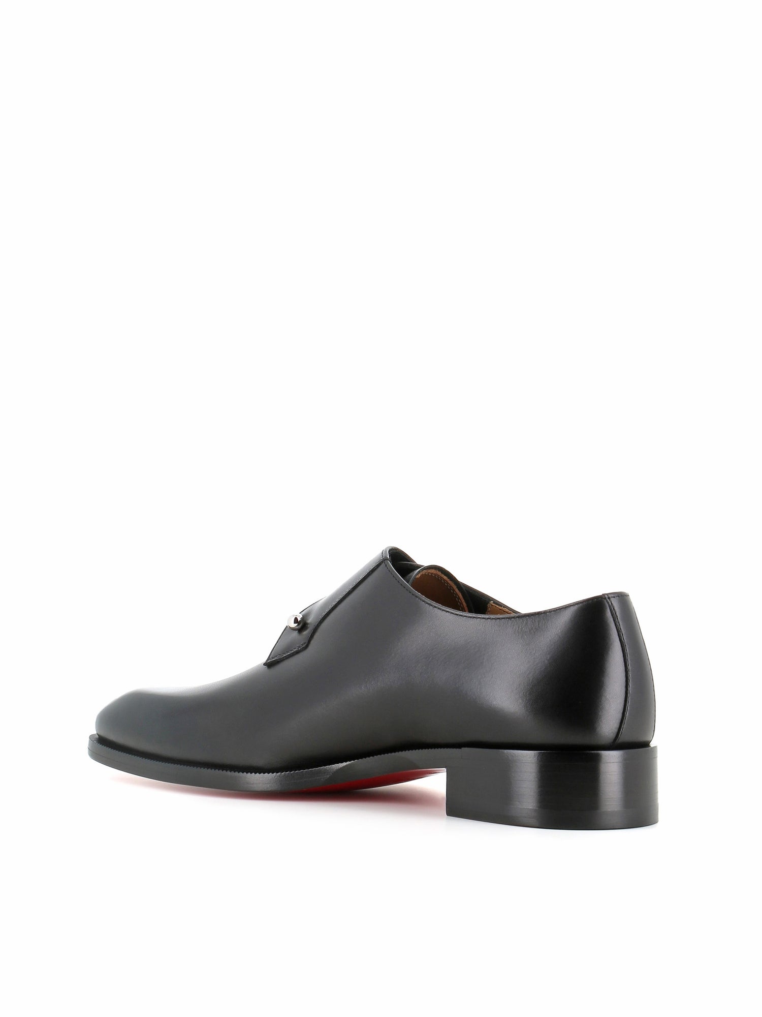  Monk Chambelimonk Flat Christian Louboutin Uomo Nero - 4