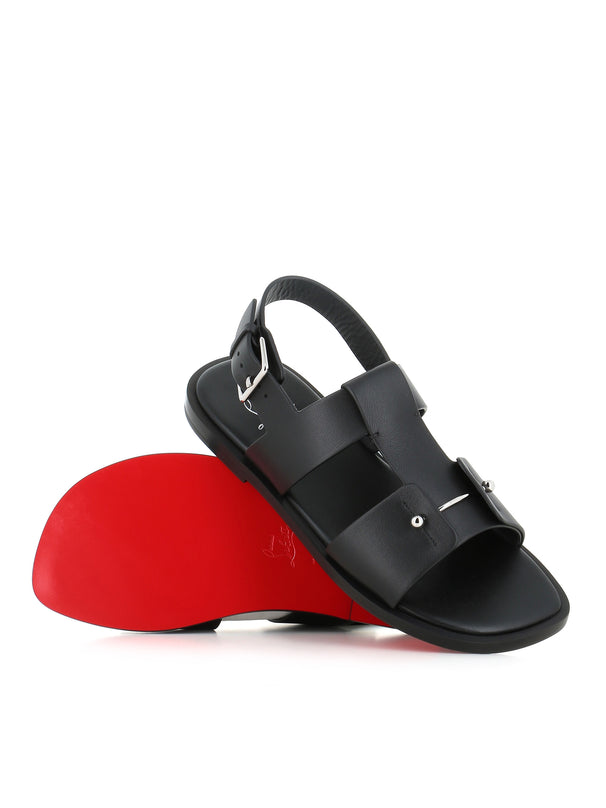 Christian Louboutin Sandalo Chambeliss Nero Uomo
