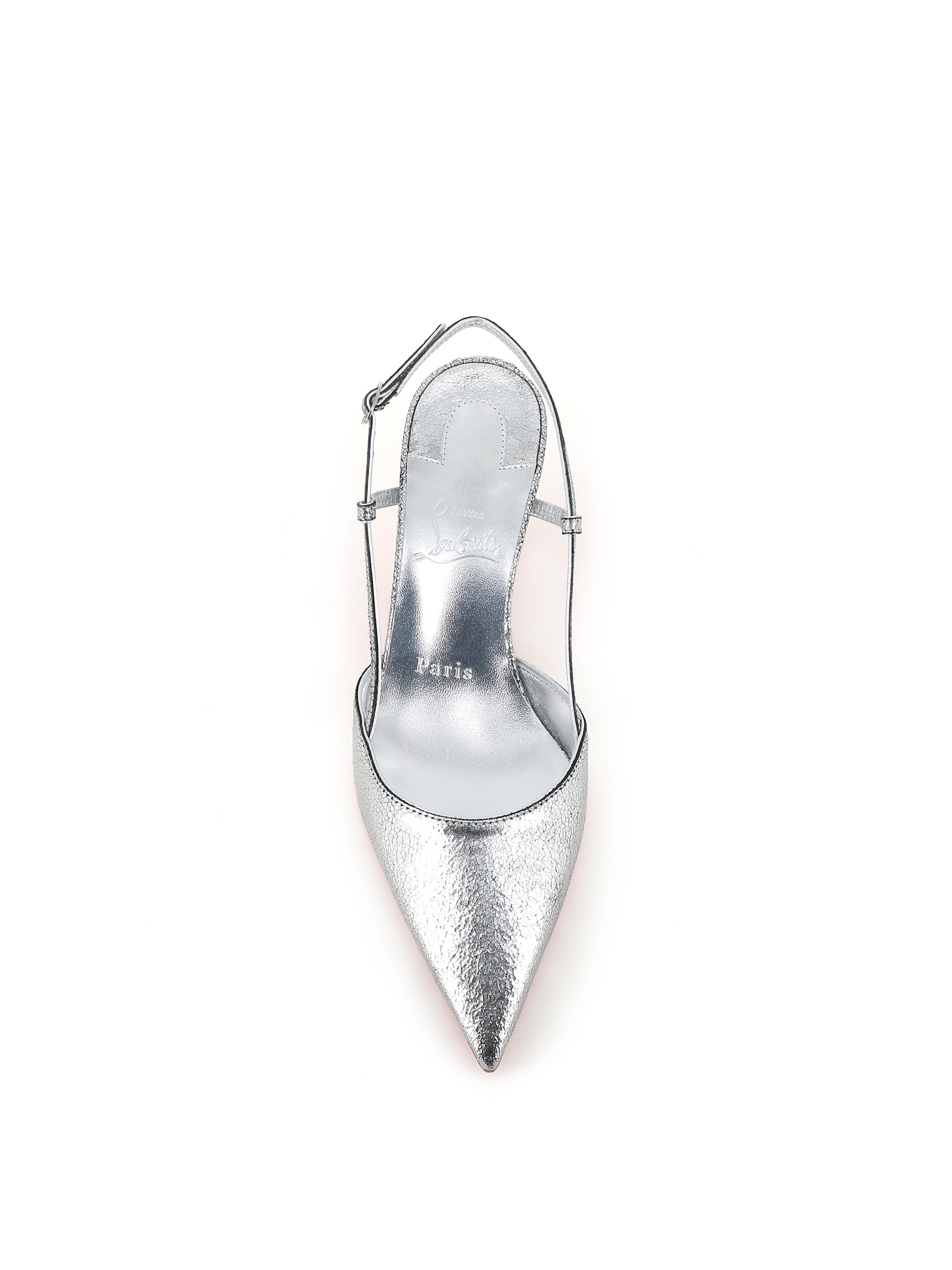  Christian Louboutin Décolleté Condorline 55 Argento Donna - 4