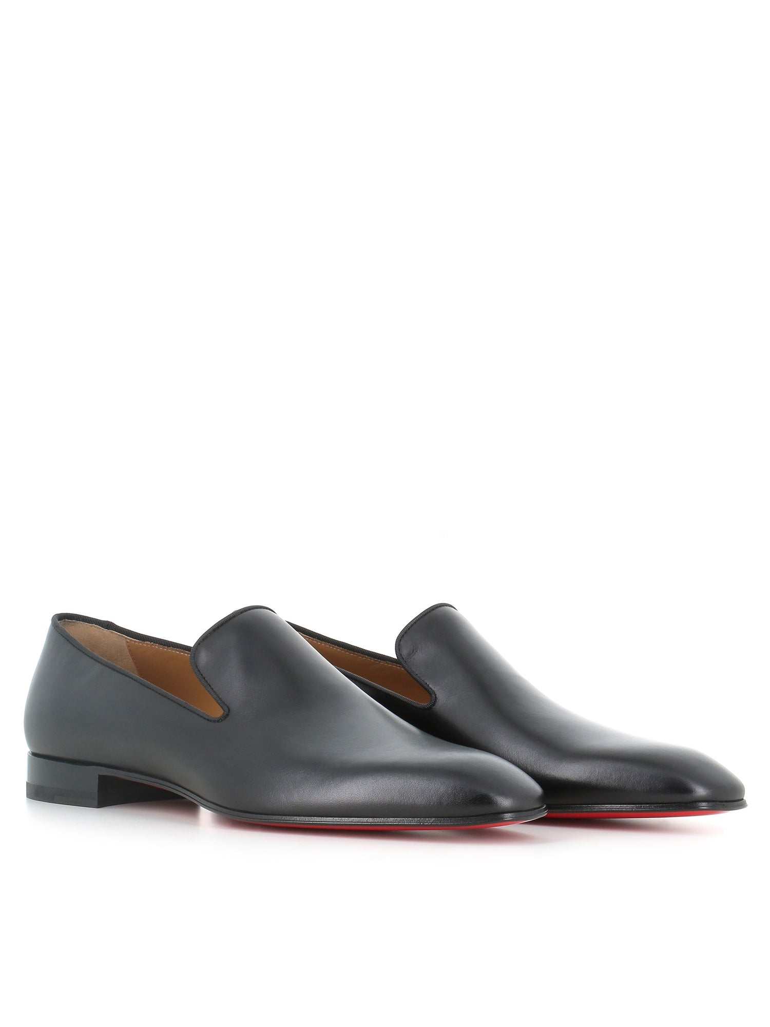  Christian Louboutin Pantofola Dandelion Flat Nero Uomo - 2