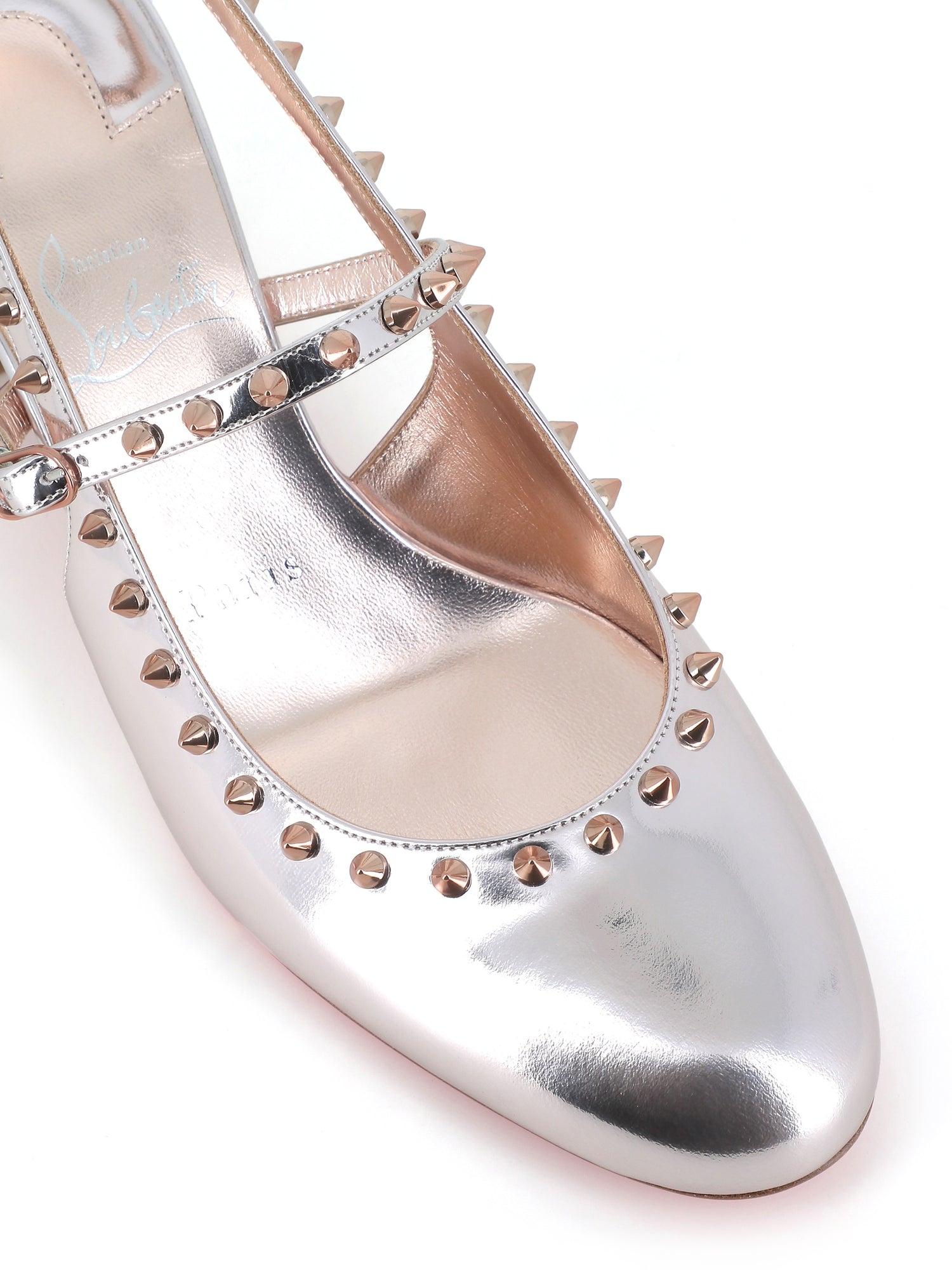  Décolleté Janispikes 55 Christian Louboutin Donna Oro - 5