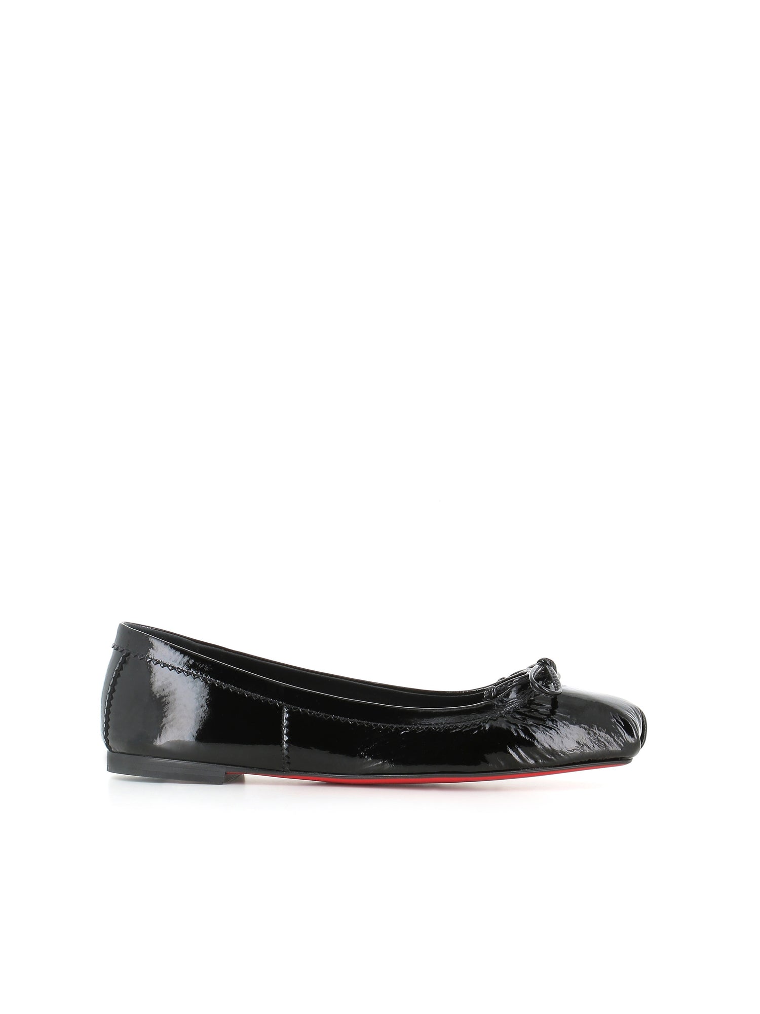  Christian Louboutin Ballerina Mamadrague Flat Nero Donna - 2